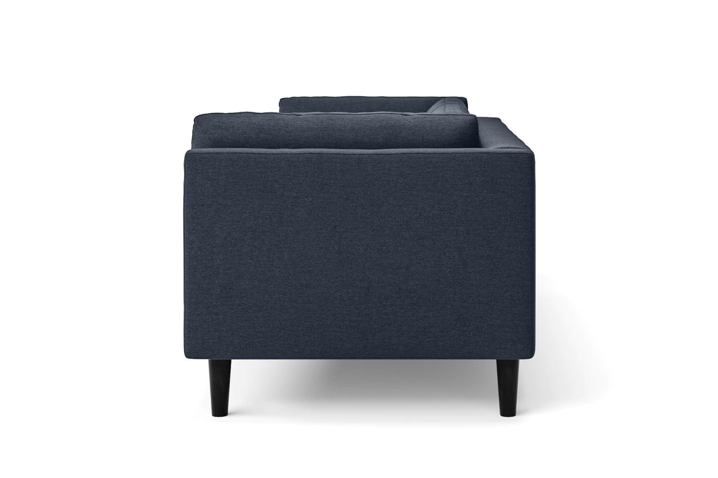 Matera 2 Seater Sofa Dark Blue Linen Fabric