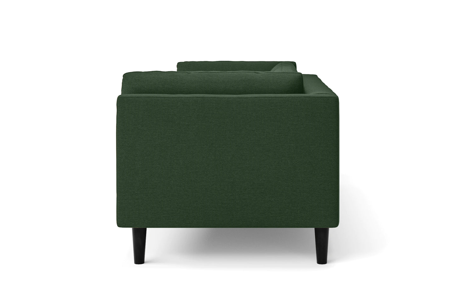 Matera 2 Seater Sofa Forest Green Linen Fabric