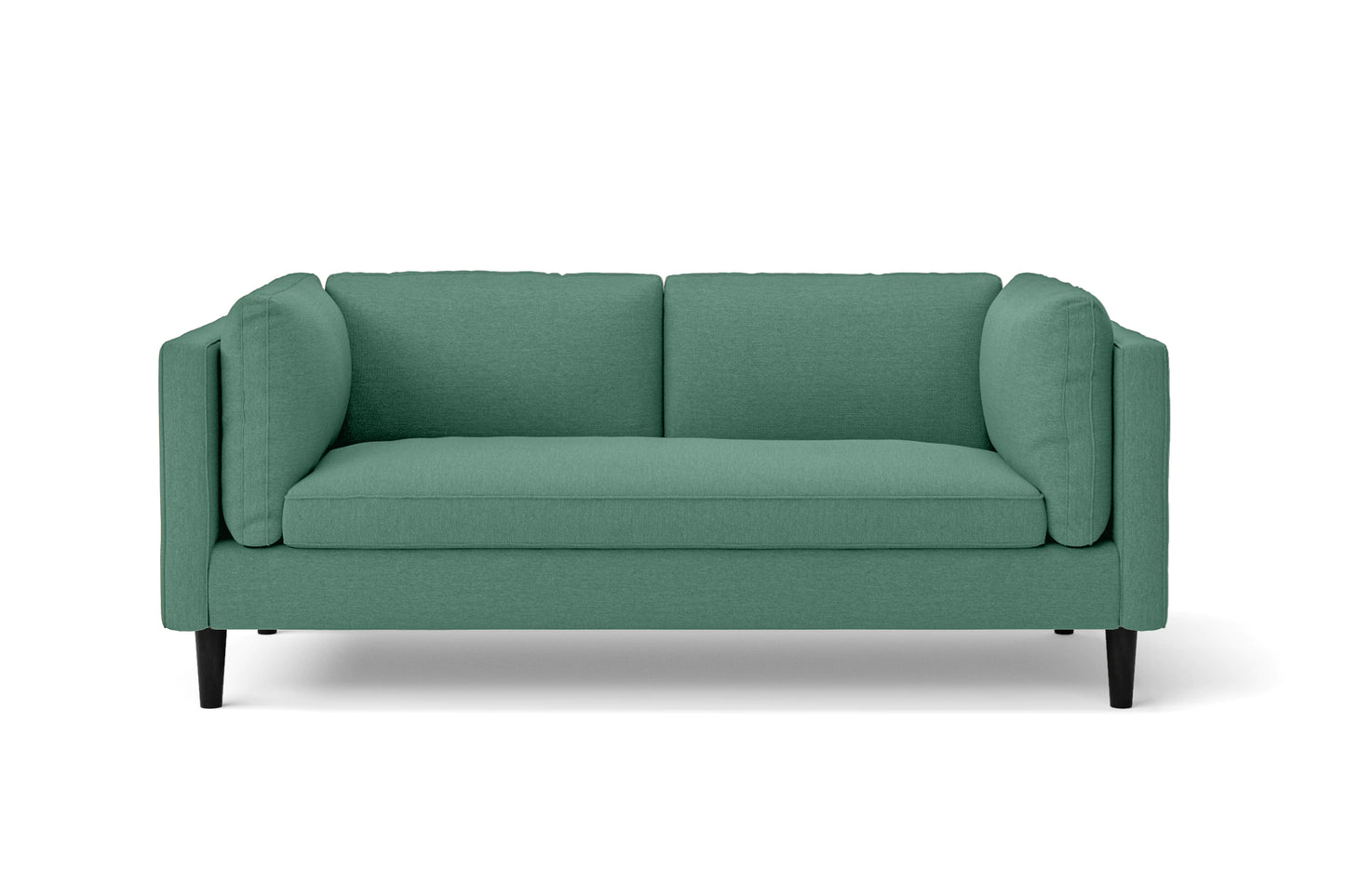 Matera 2 Seater Sofa Mint Green Linen Fabric