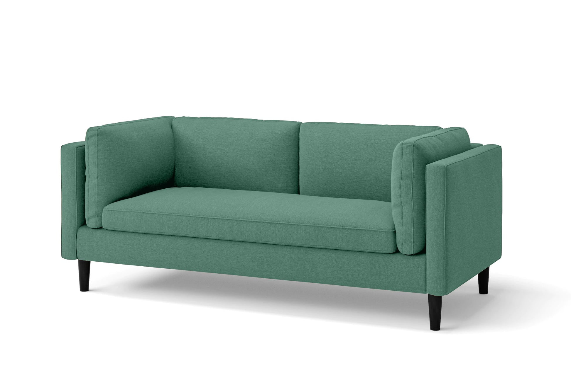 Matera 2 Seater Sofa Mint Green Linen Fabric