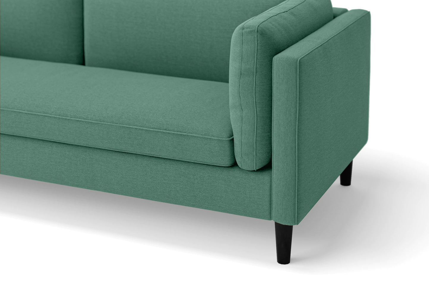 Matera 2 Seater Sofa Mint Green Linen Fabric