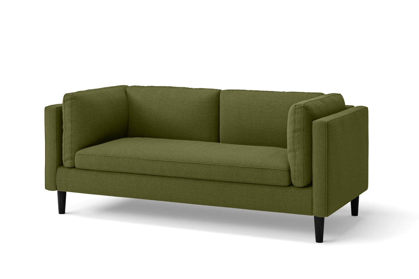 Matera 2 Seater Sofa Olive Linen Fabric