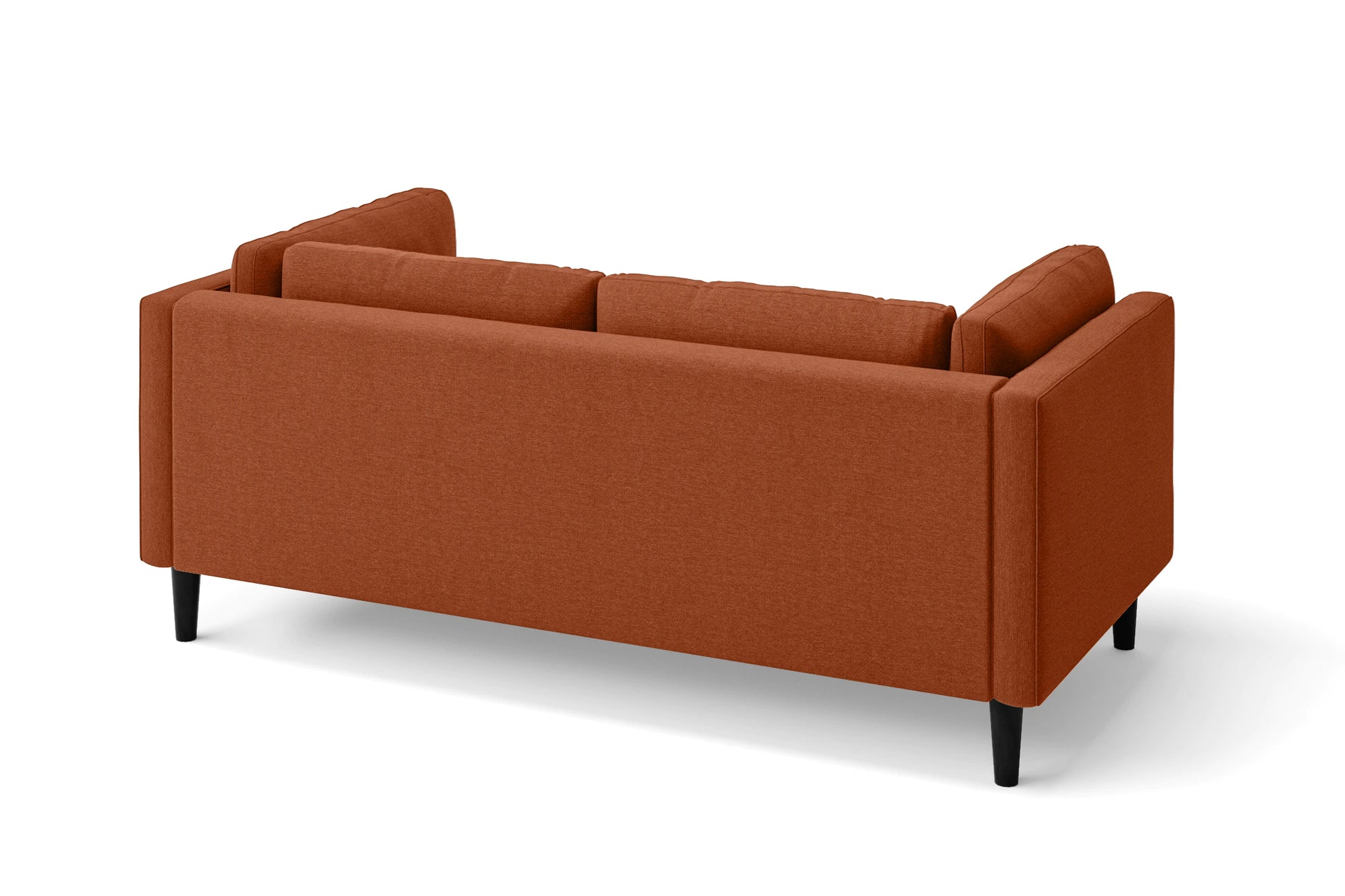 Matera 2 Seater Sofa Orange Linen Fabric