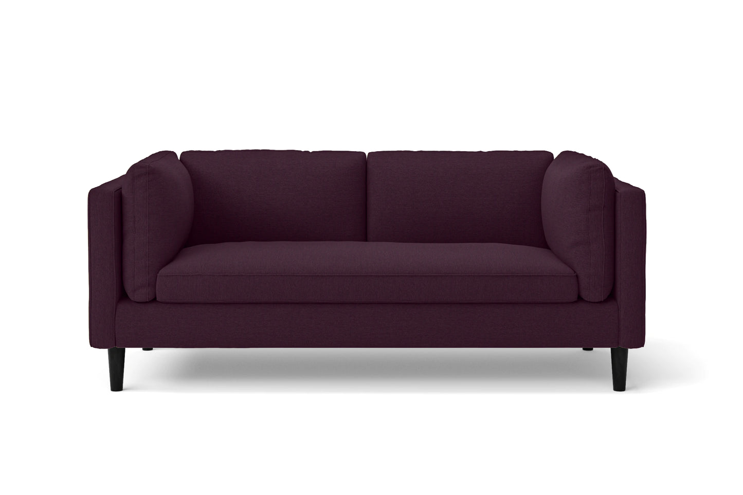 Matera 2 Seater Sofa Purple Linen Fabric