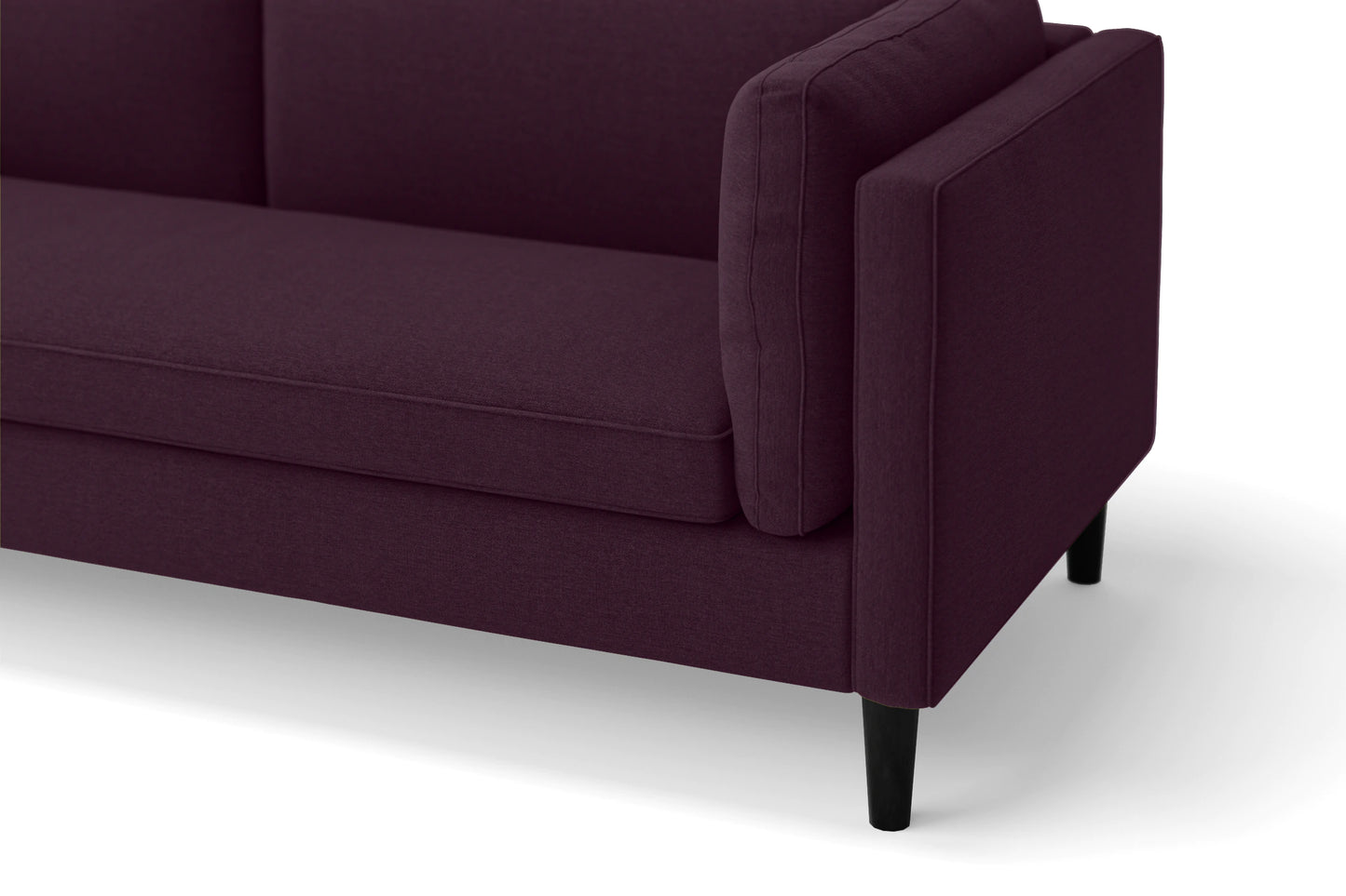 Matera 2 Seater Sofa Purple Linen Fabric