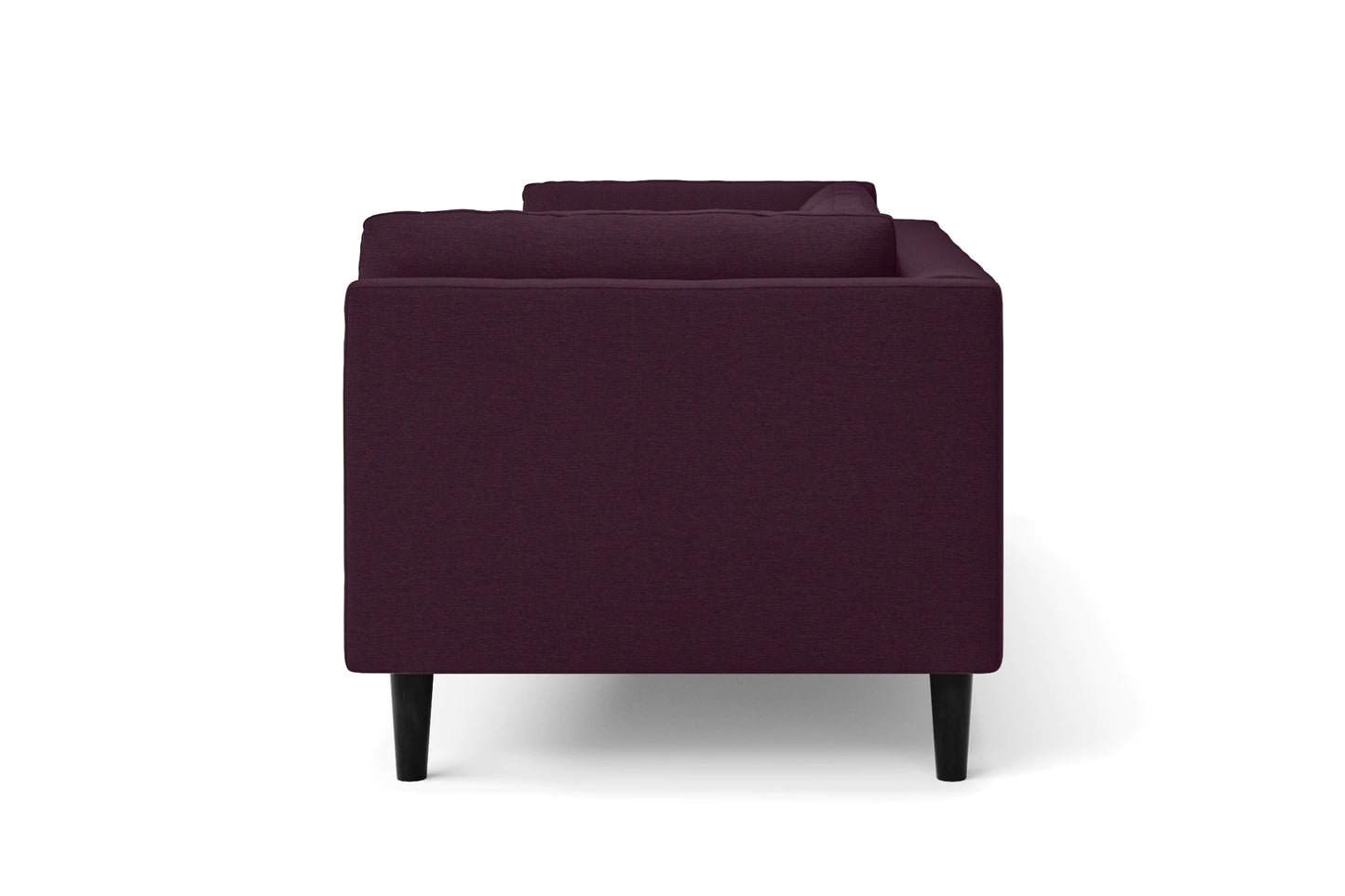 Matera 2 Seater Sofa Purple Linen Fabric