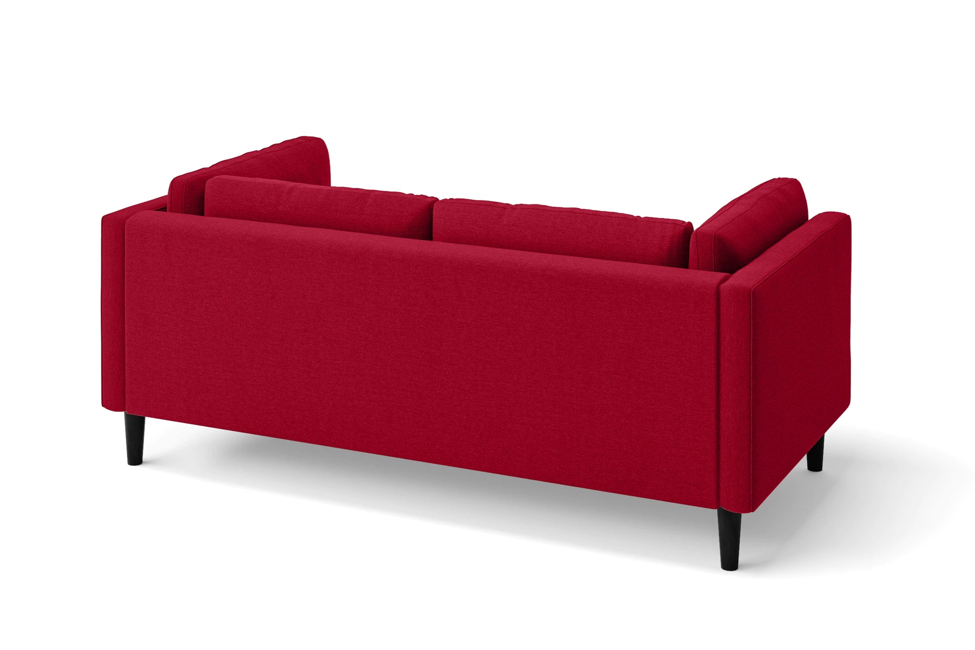 Matera 2 Seater Sofa Red Linen Fabric