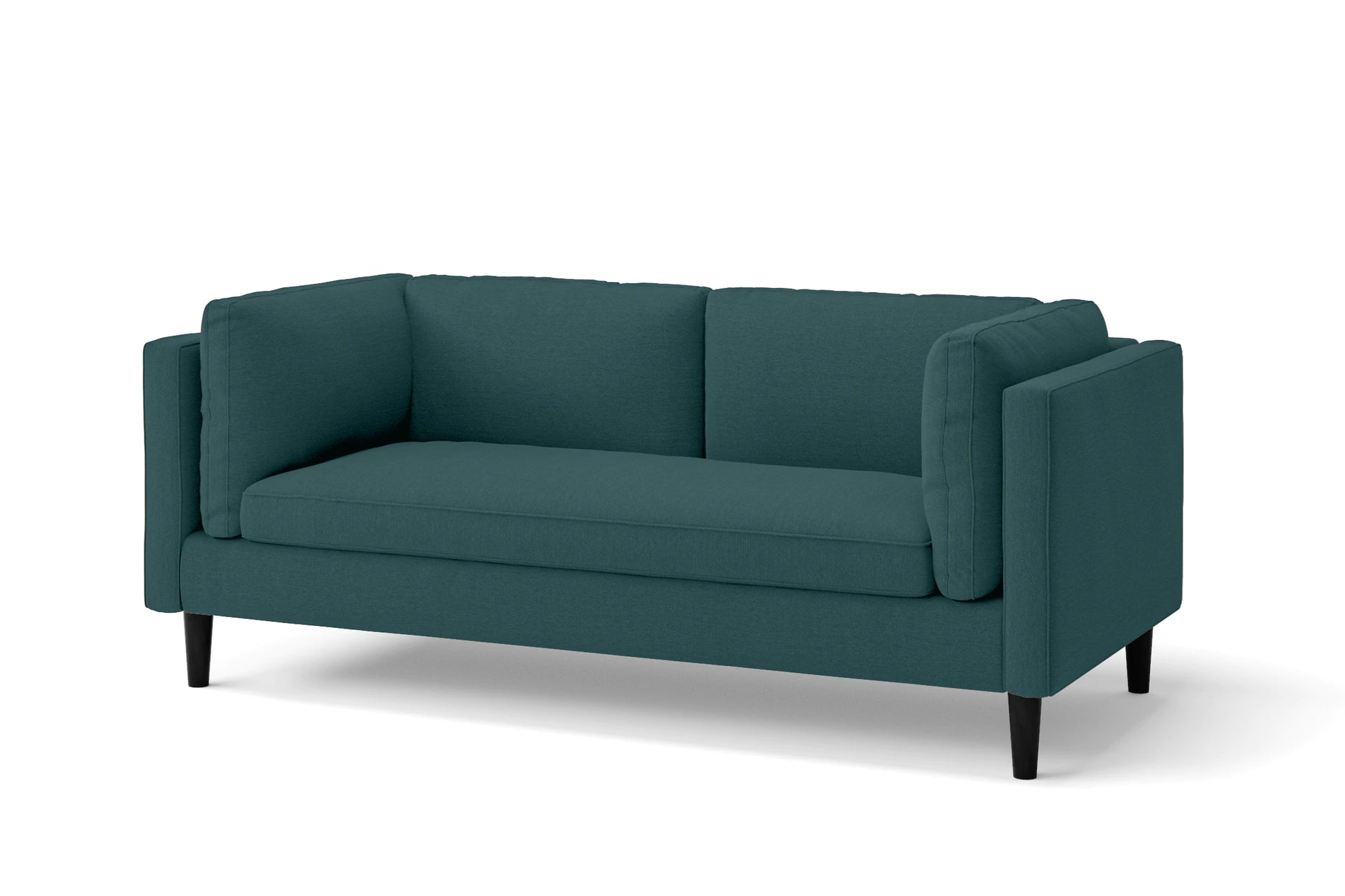 Matera 2 Seater Sofa Teal Linen Fabric