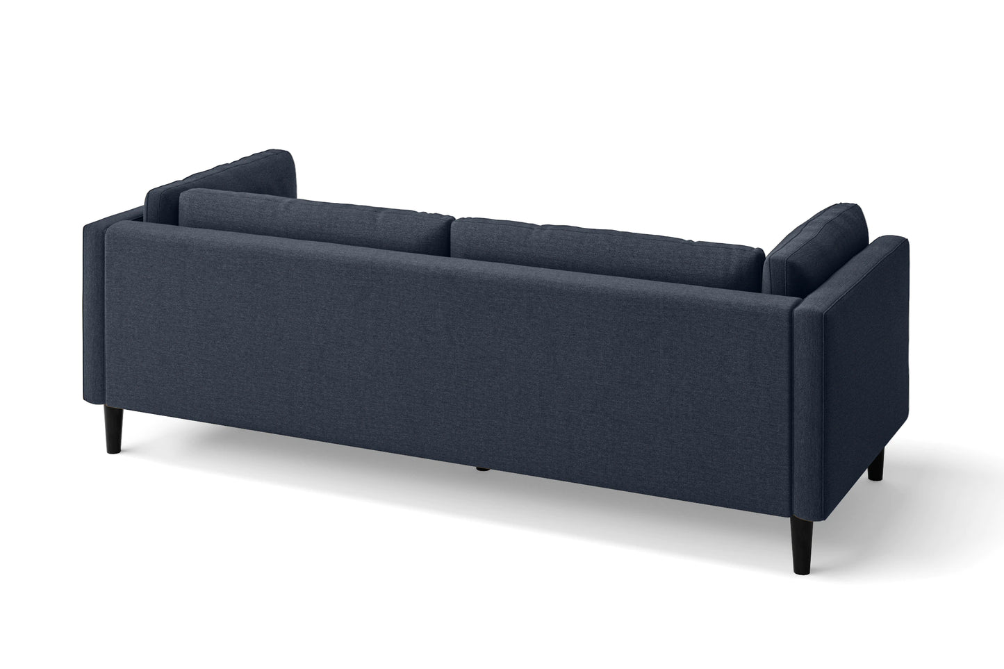 Matera 3 Seater Sofa Dark Blue Linen Fabric