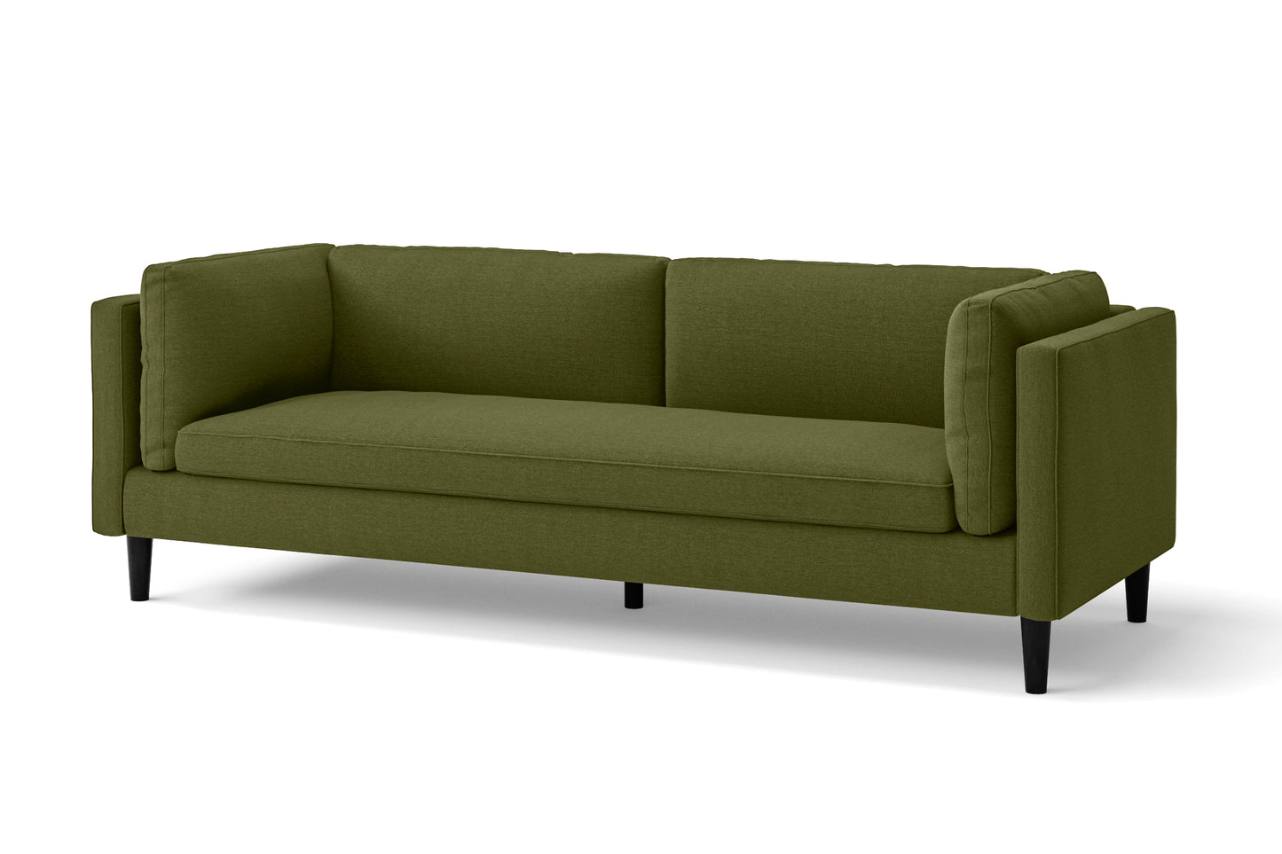 Matera 3 Seater Sofa Olive Linen Fabric