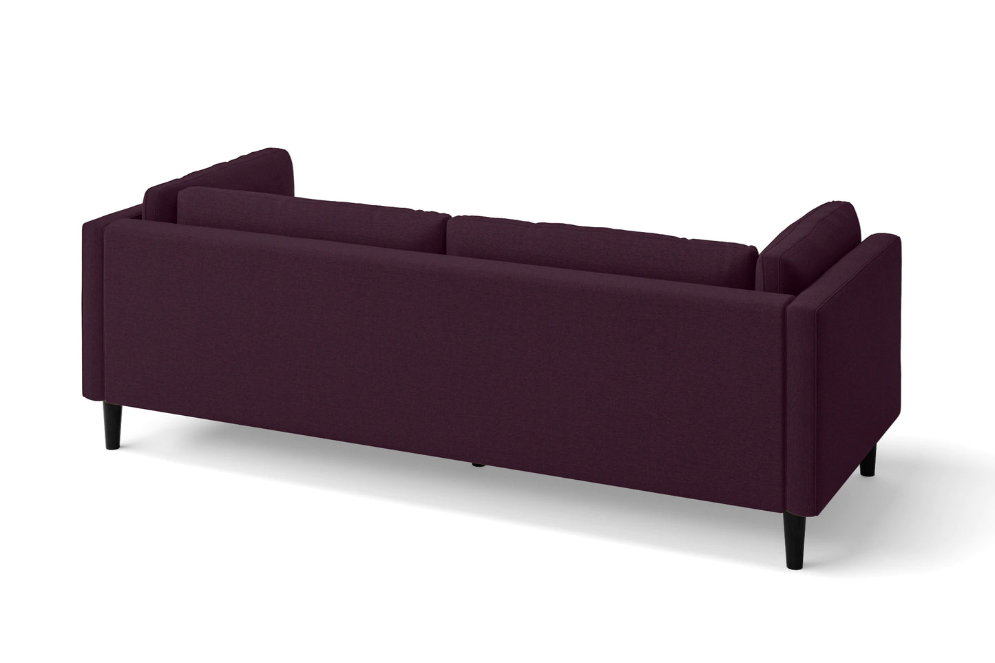 Matera 3 Seater Sofa Purple Linen Fabric