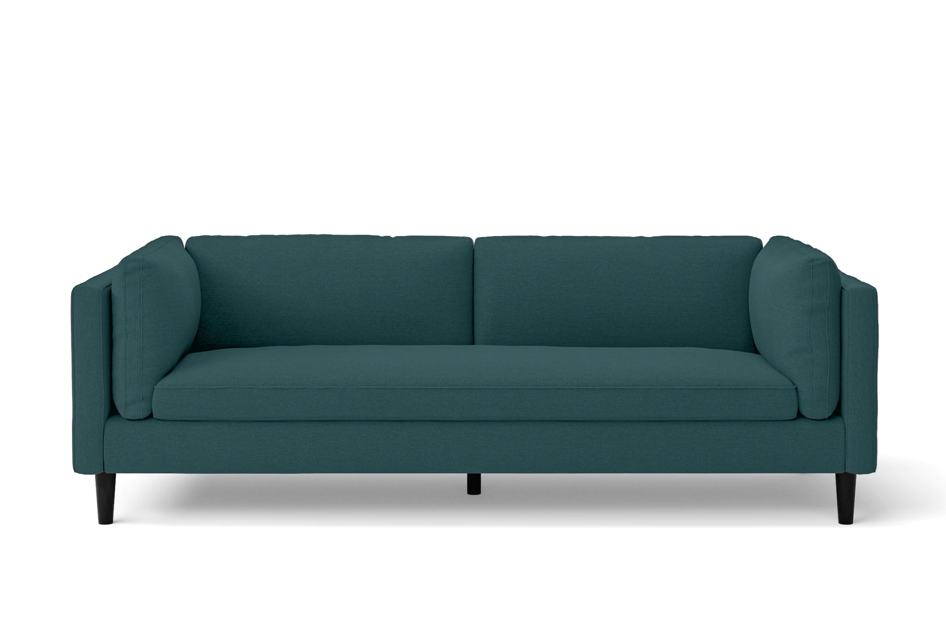 Matera 3 Seater Sofa Teal Linen Fabric