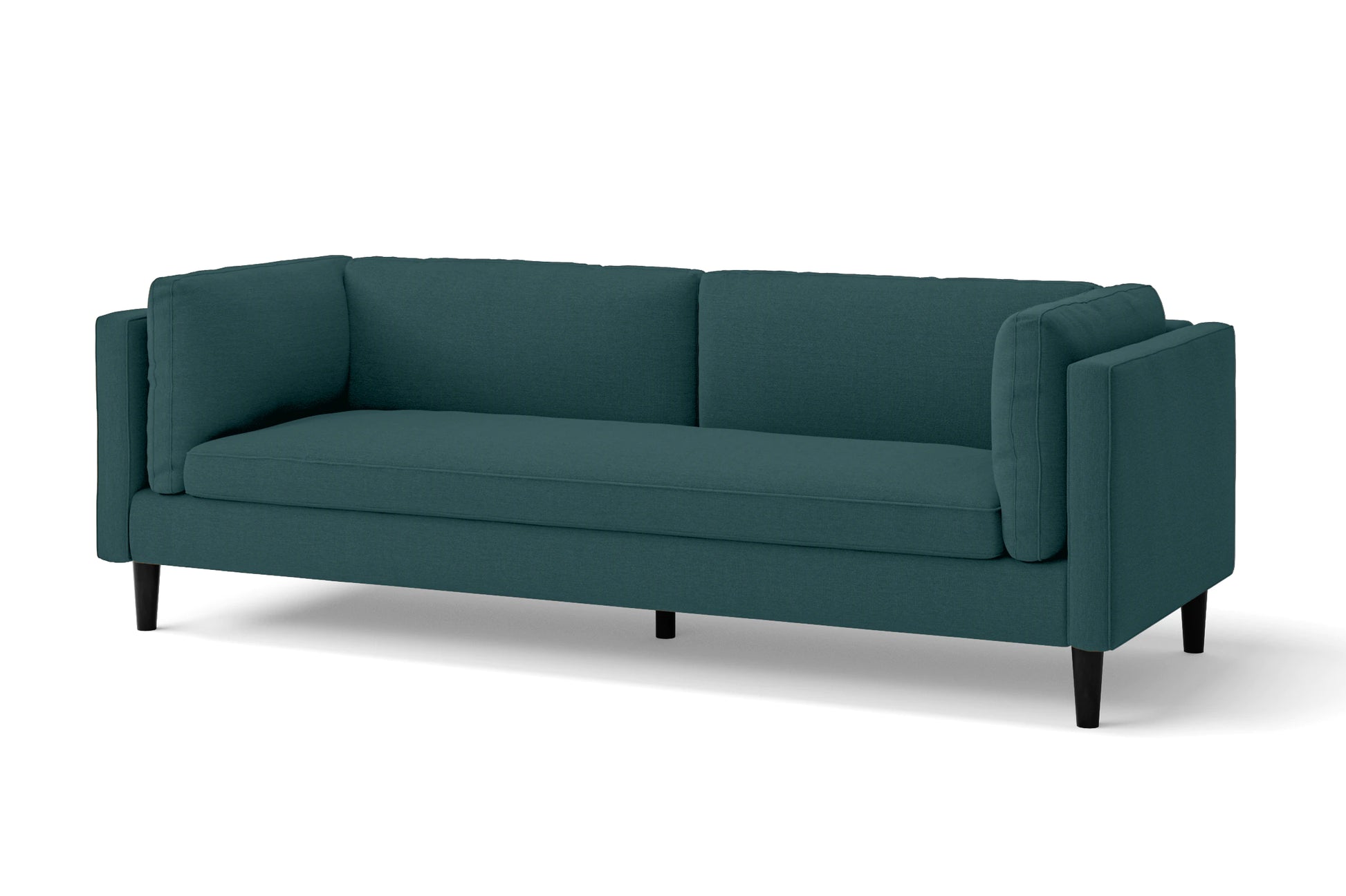 Matera 3 Seater Sofa Teal Linen Fabric