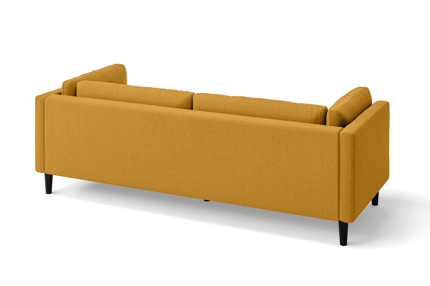 Matera 3 Seater Sofa Yellow Linen Fabric