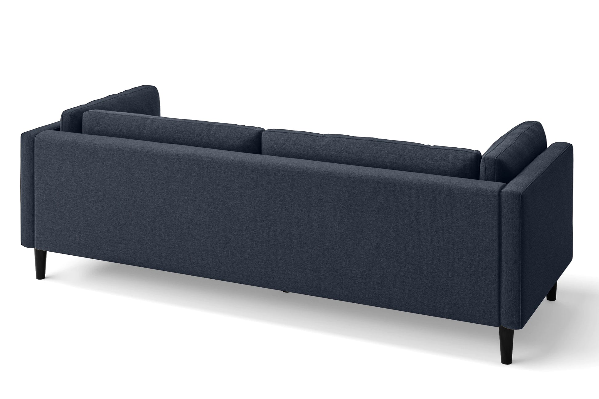 Matera 4 Seater Sofa Dark Blue Linen Fabric