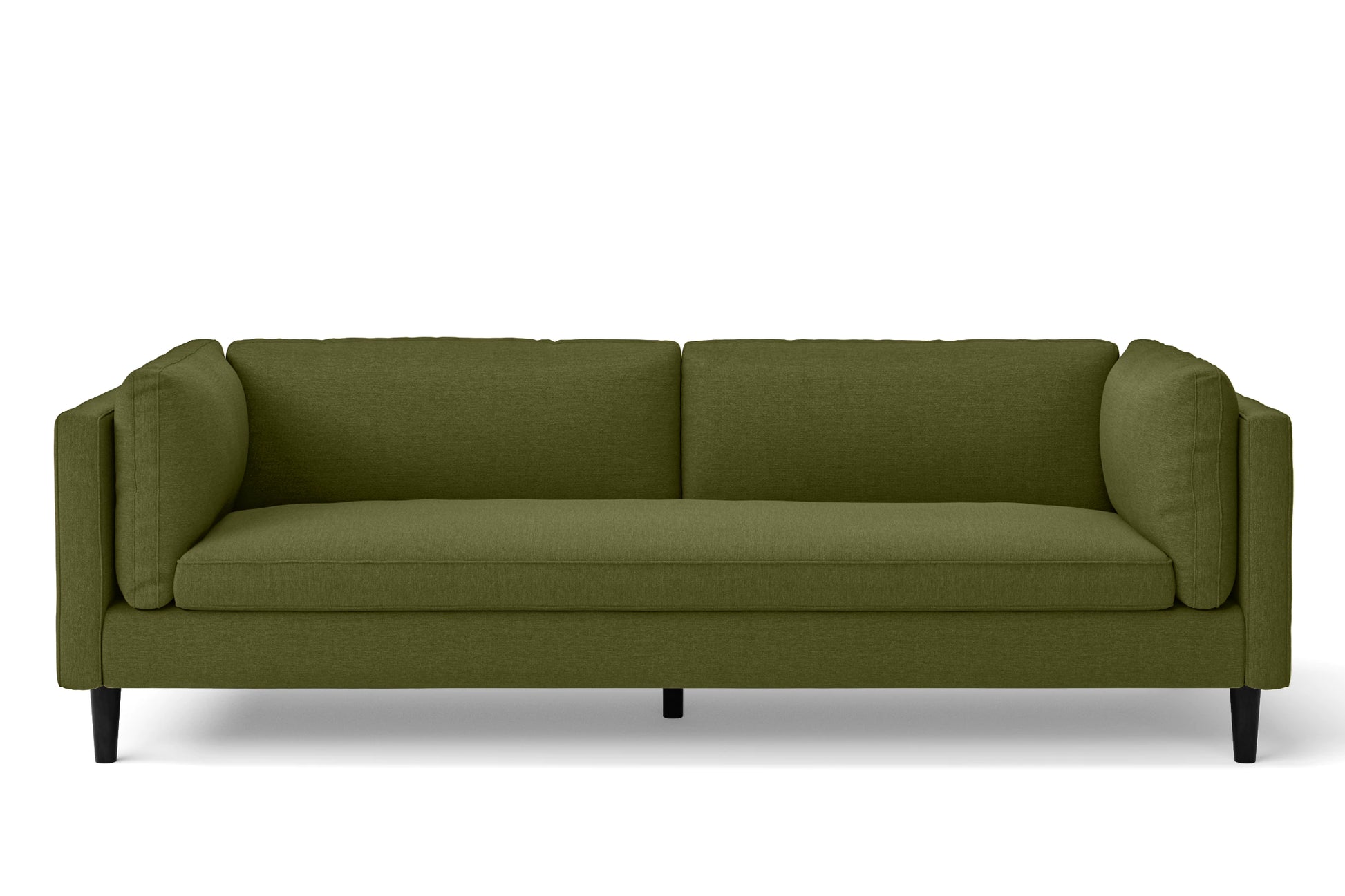 Matera 4 Seater Sofa Olive Linen Fabric