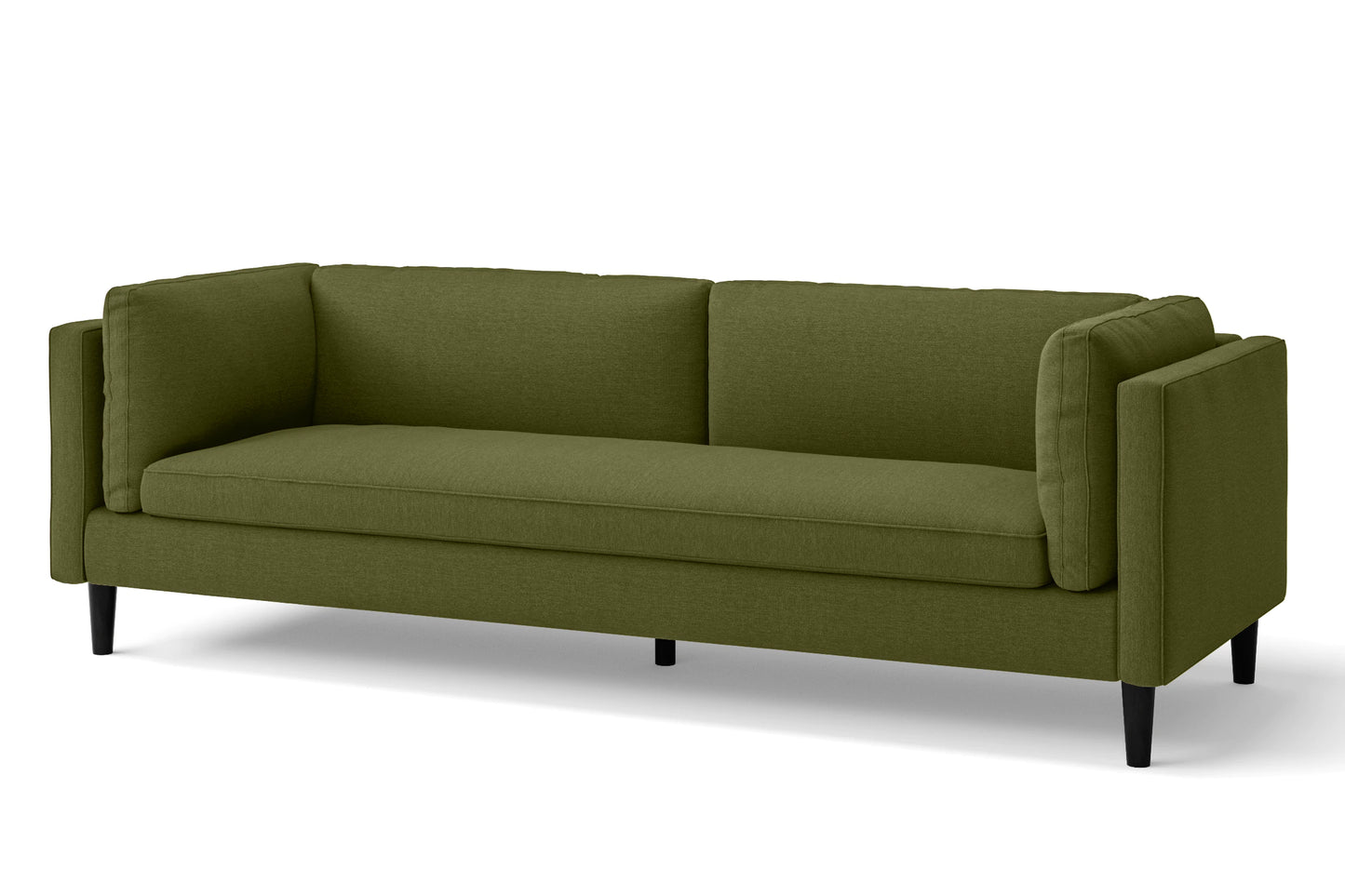 Matera 4 Seater Sofa Olive Linen Fabric