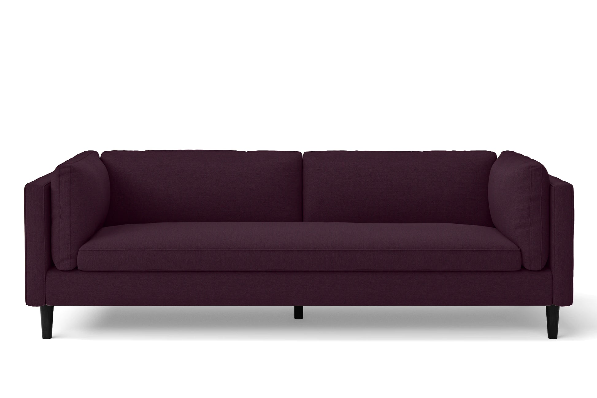 Matera 4 Seater Sofa Purple Linen Fabric