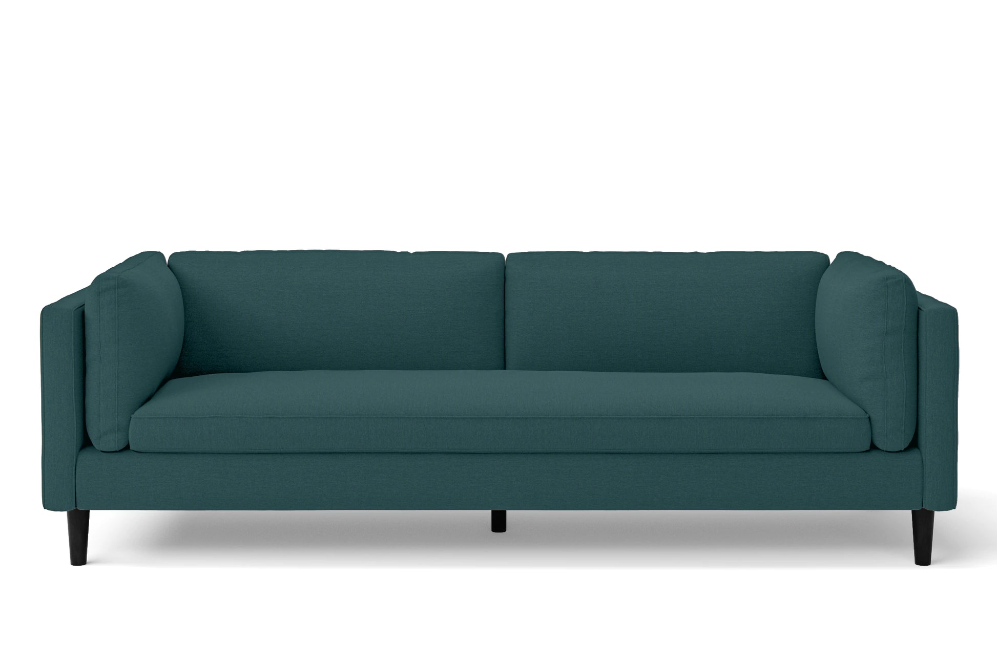 Matera 4 Seater Sofa Teal Linen Fabric