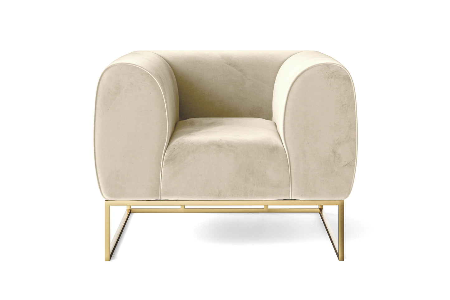 Mazara Armchair Cream Velvet