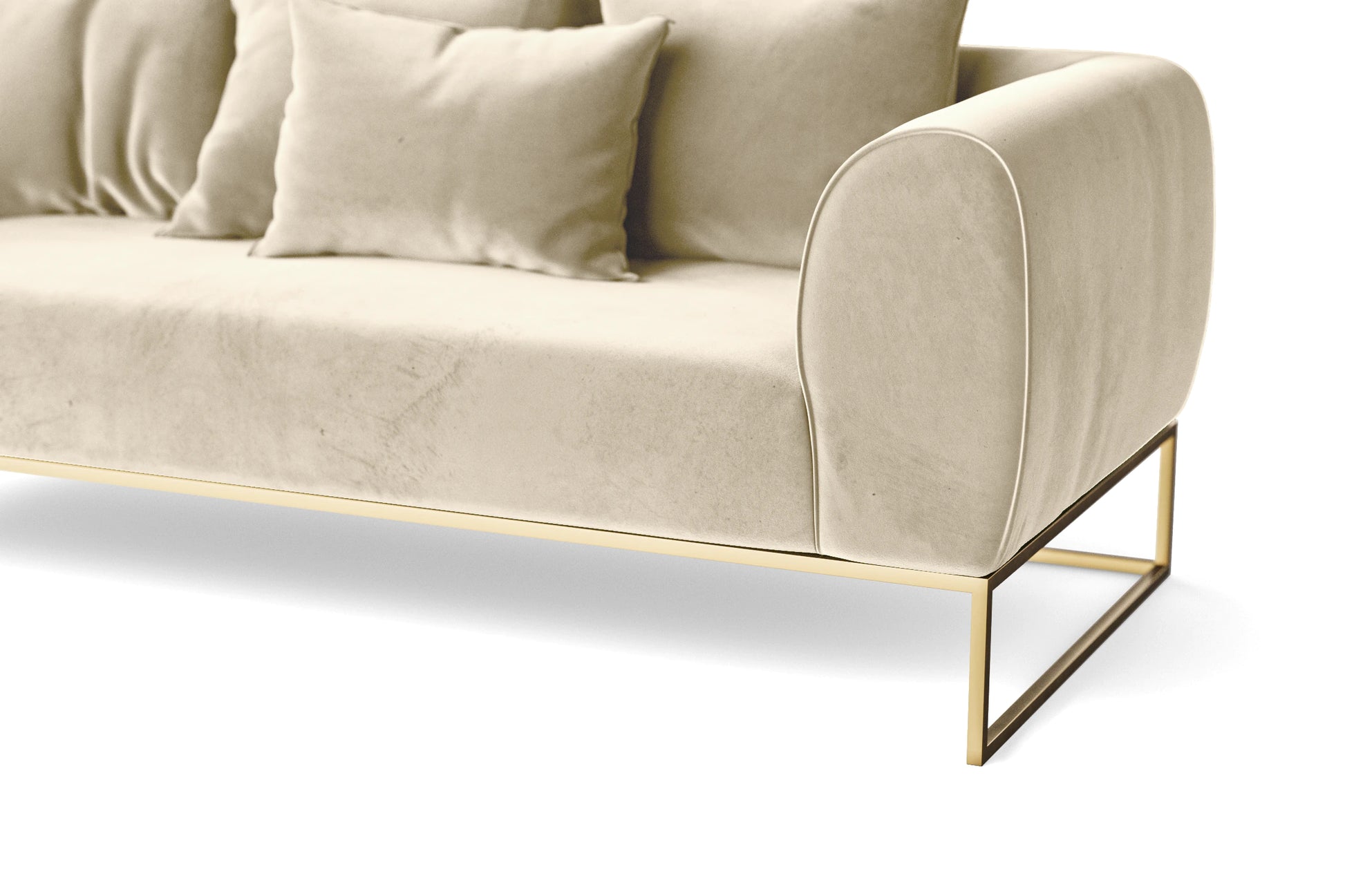 Mazara Armchair Cream Velvet