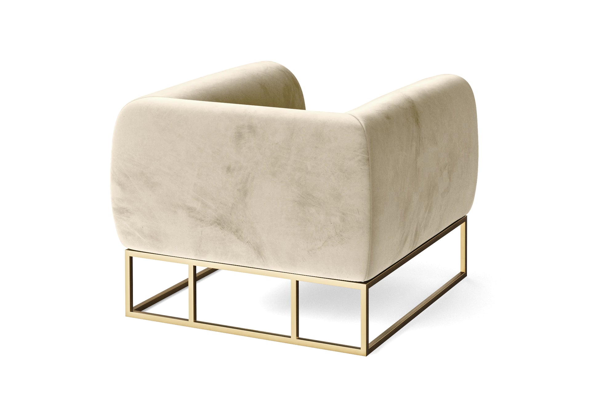 Mazara Armchair Cream Velvet