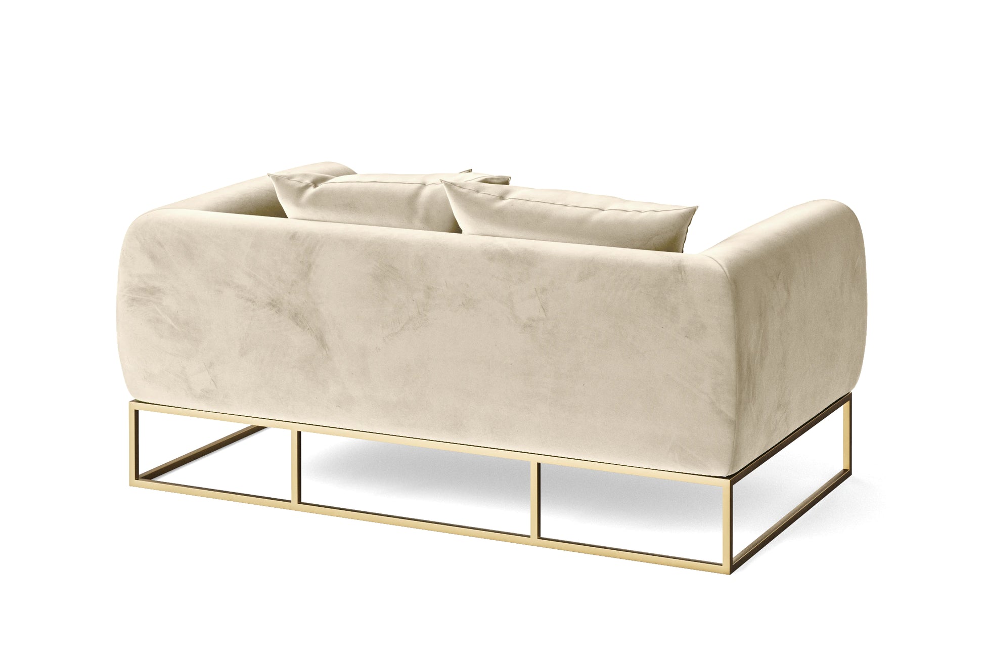 Mazara 2 Seater Sofa Cream Velvet