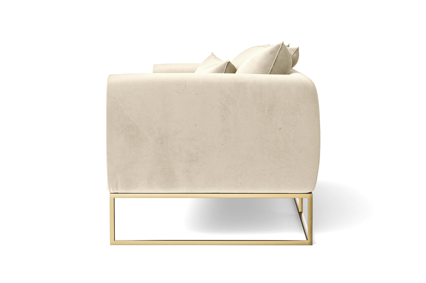 Mazara 2 Seater Sofa Cream Velvet