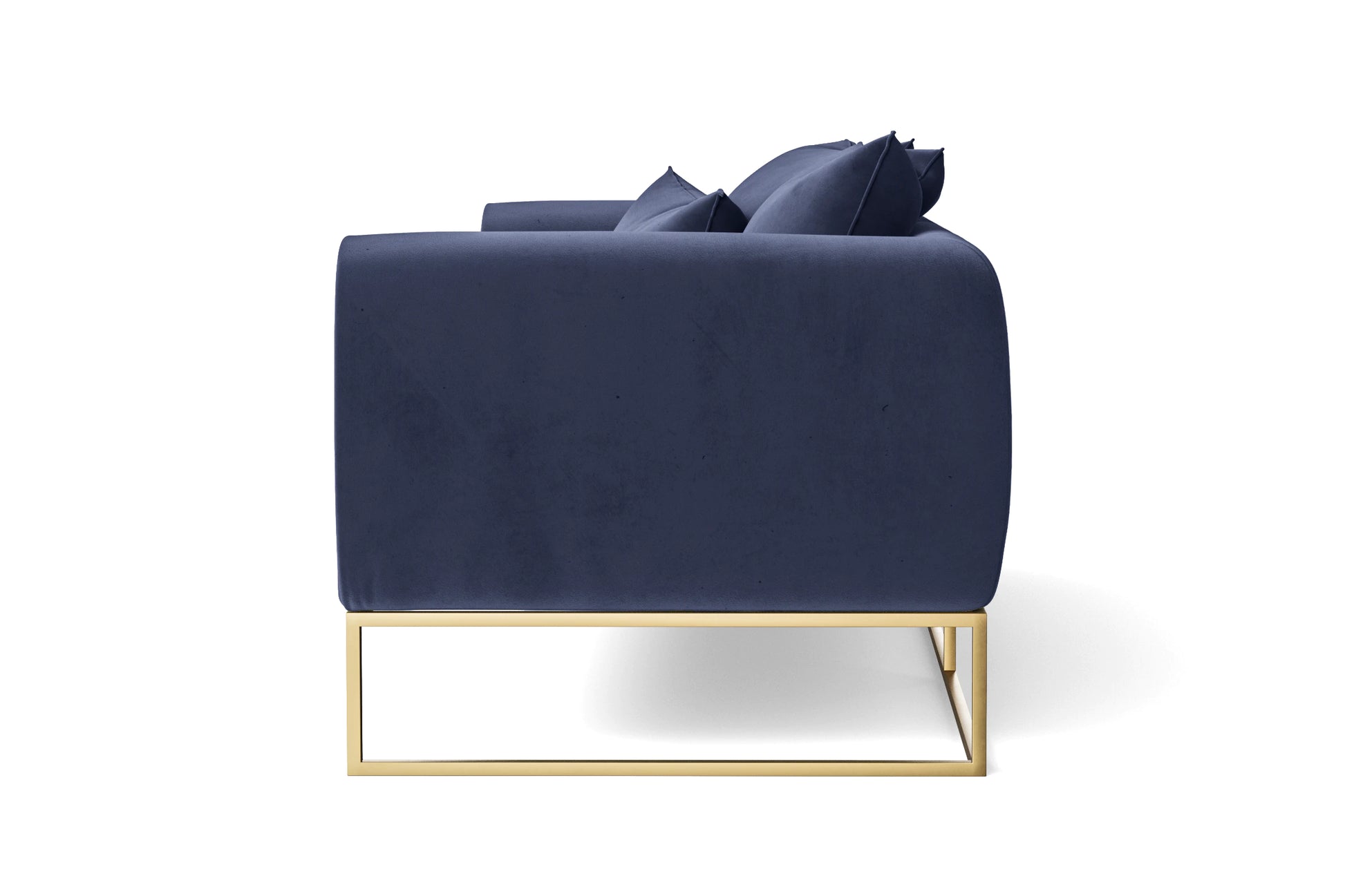 Mazara 2 Seater Sofa Dark Blue Velvet