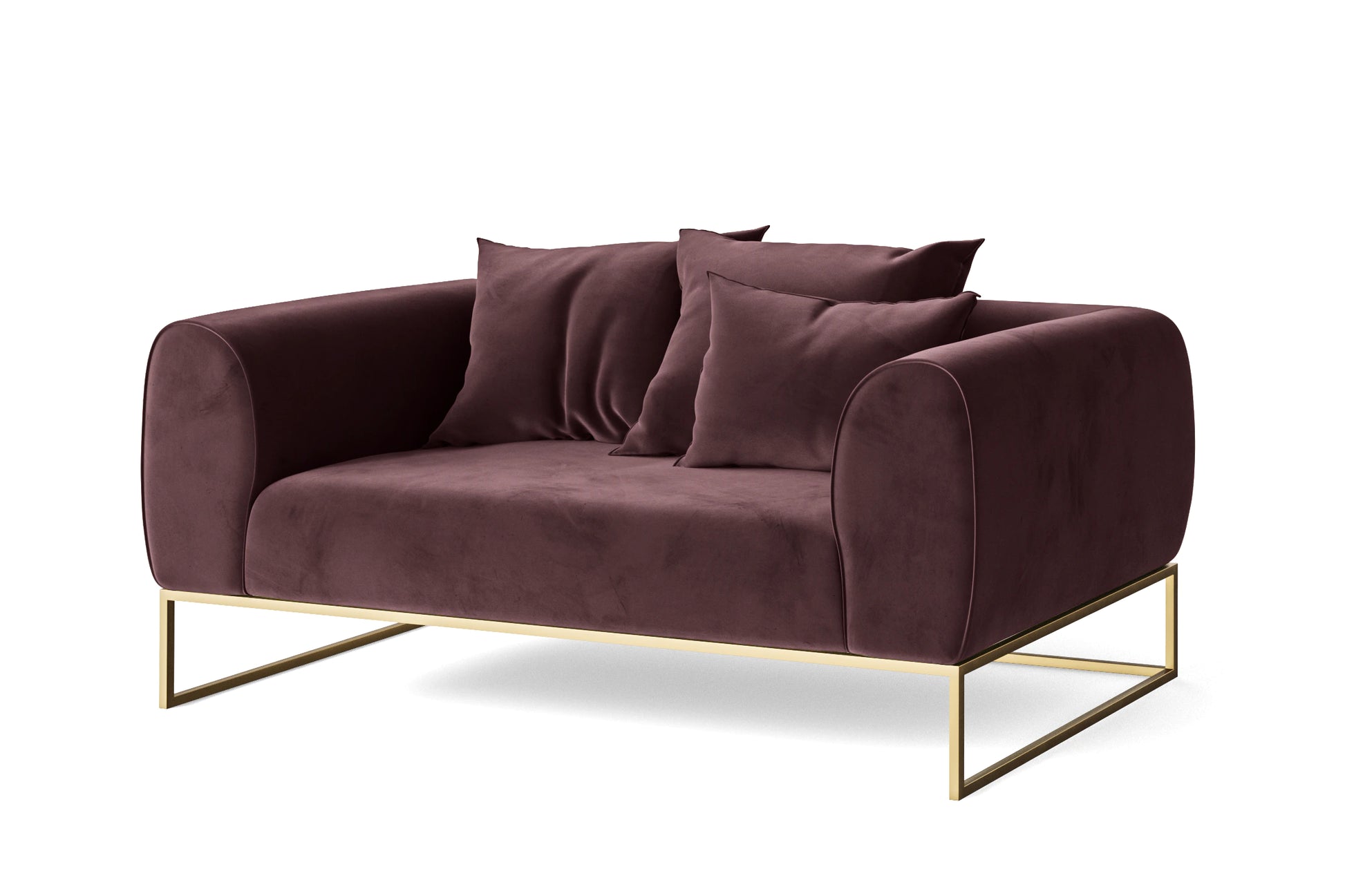 Mazara 2 Seater Sofa Grape Velvet