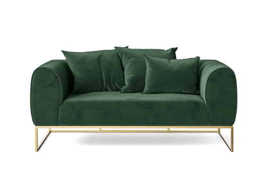 Mazara 2 Seater Sofa Green Velvet