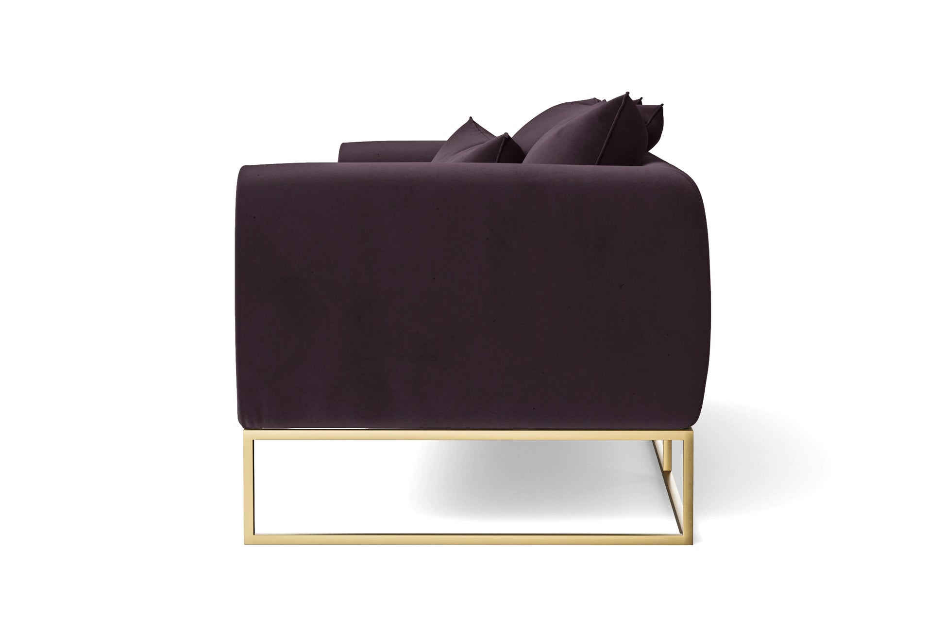 Mazara 2 Seater Sofa Purple Velvet