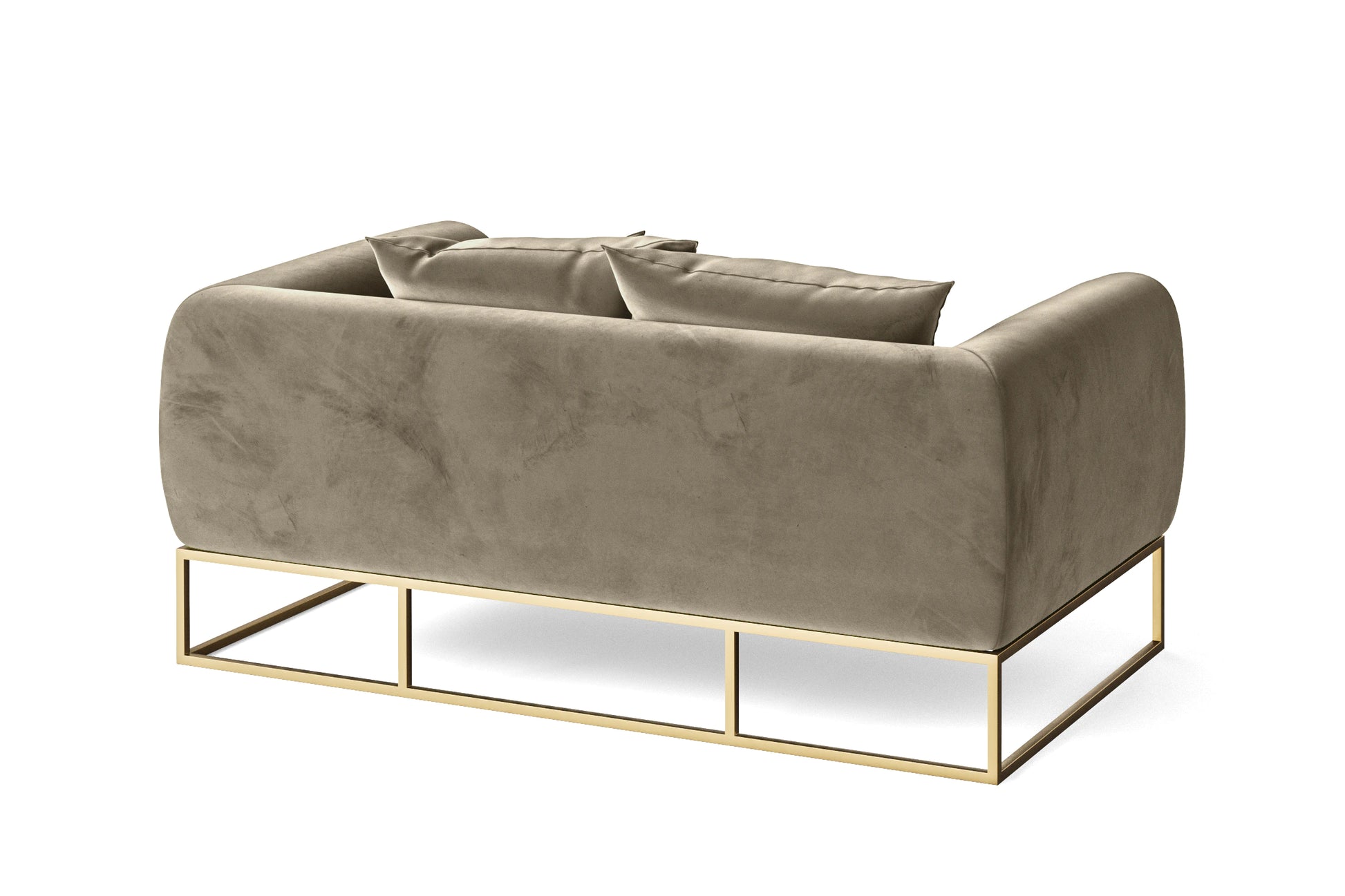 Mazara 2 Seater Sofa Sand Velvet