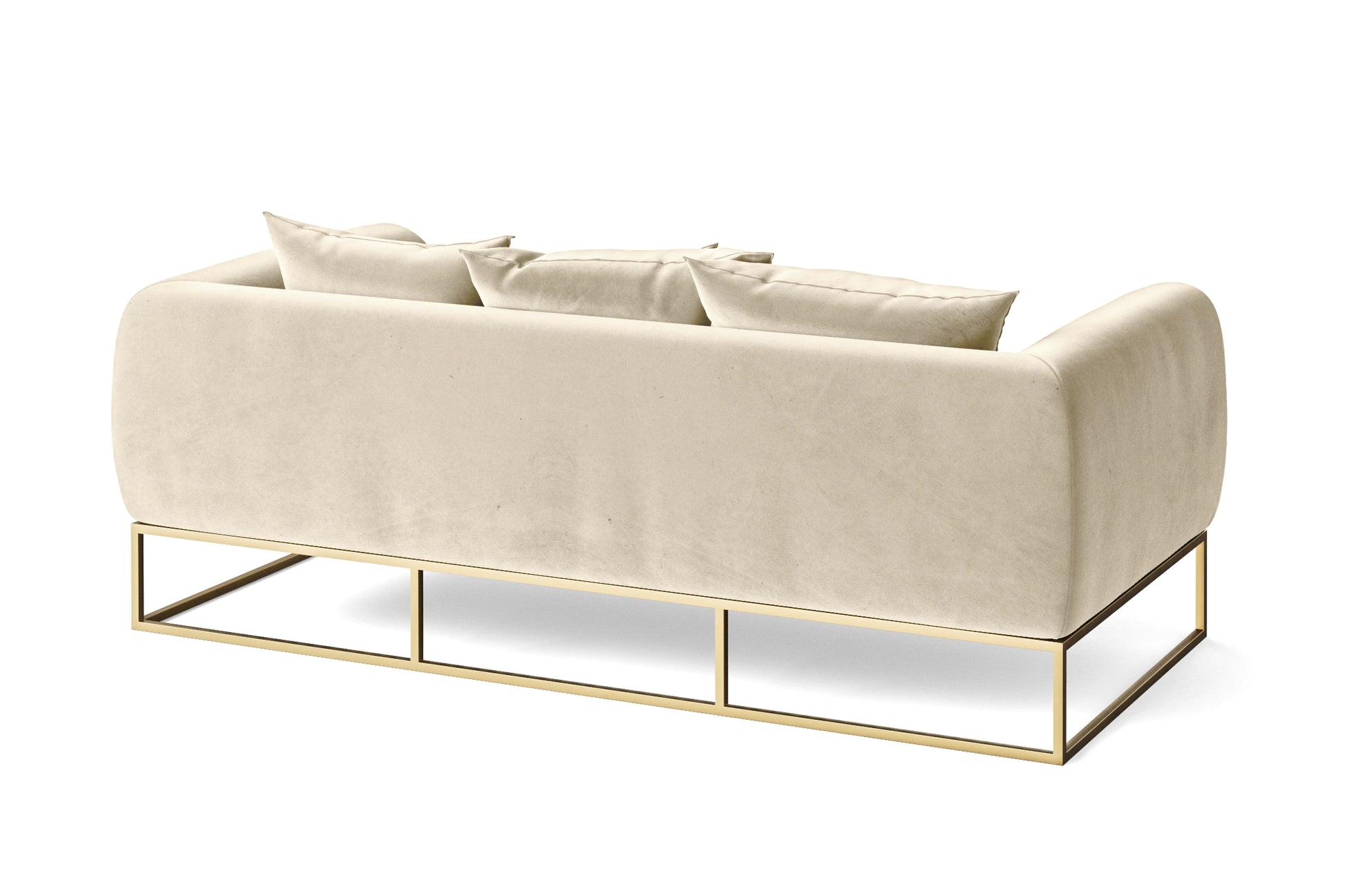 Mazara 3 Seater Sofa Cream Velvet