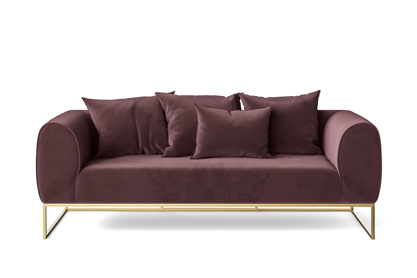 Mazara 3 Seater Sofa Grape Velvet