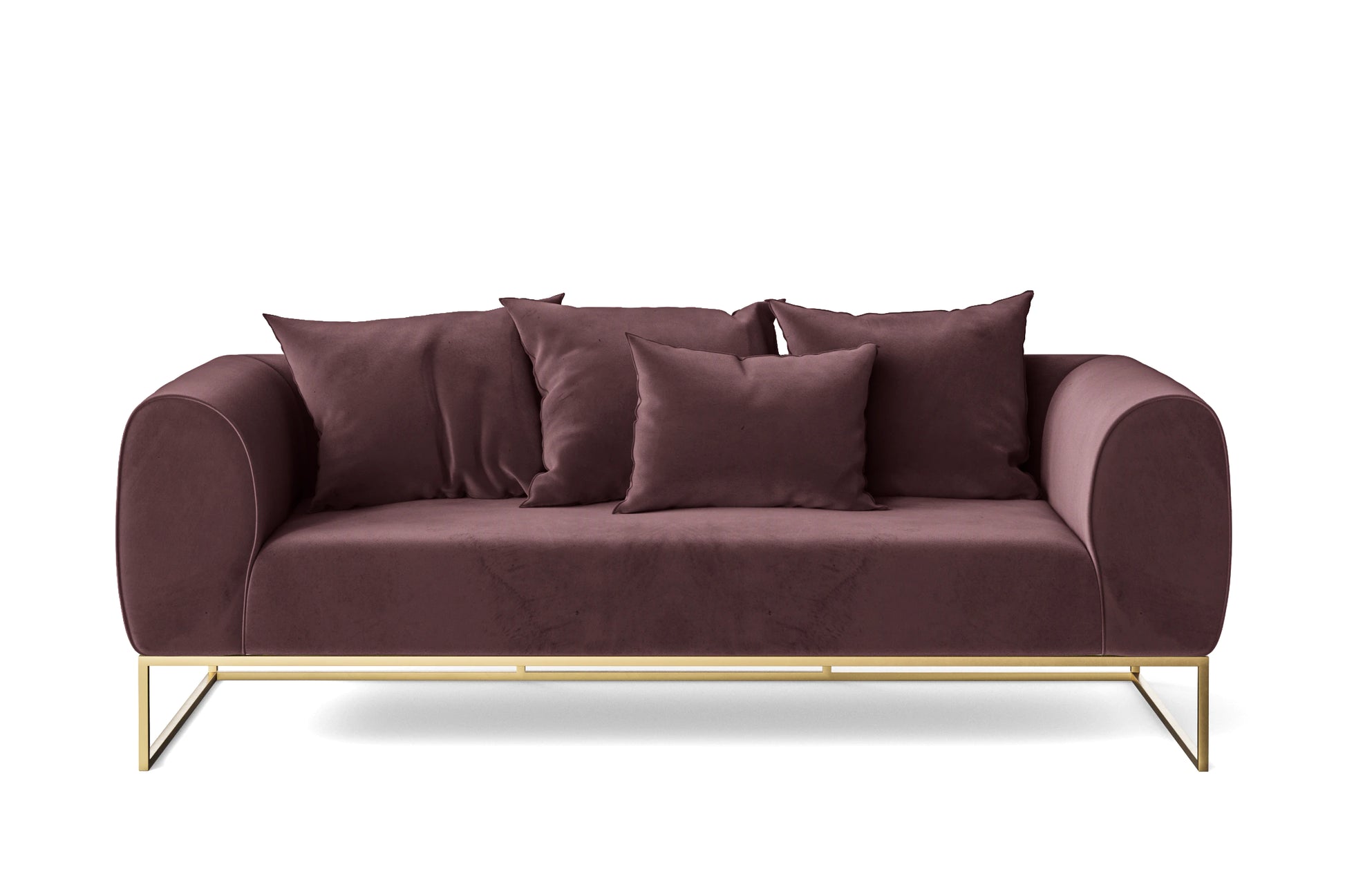 Mazara 3 Seater Sofa Grape Velvet