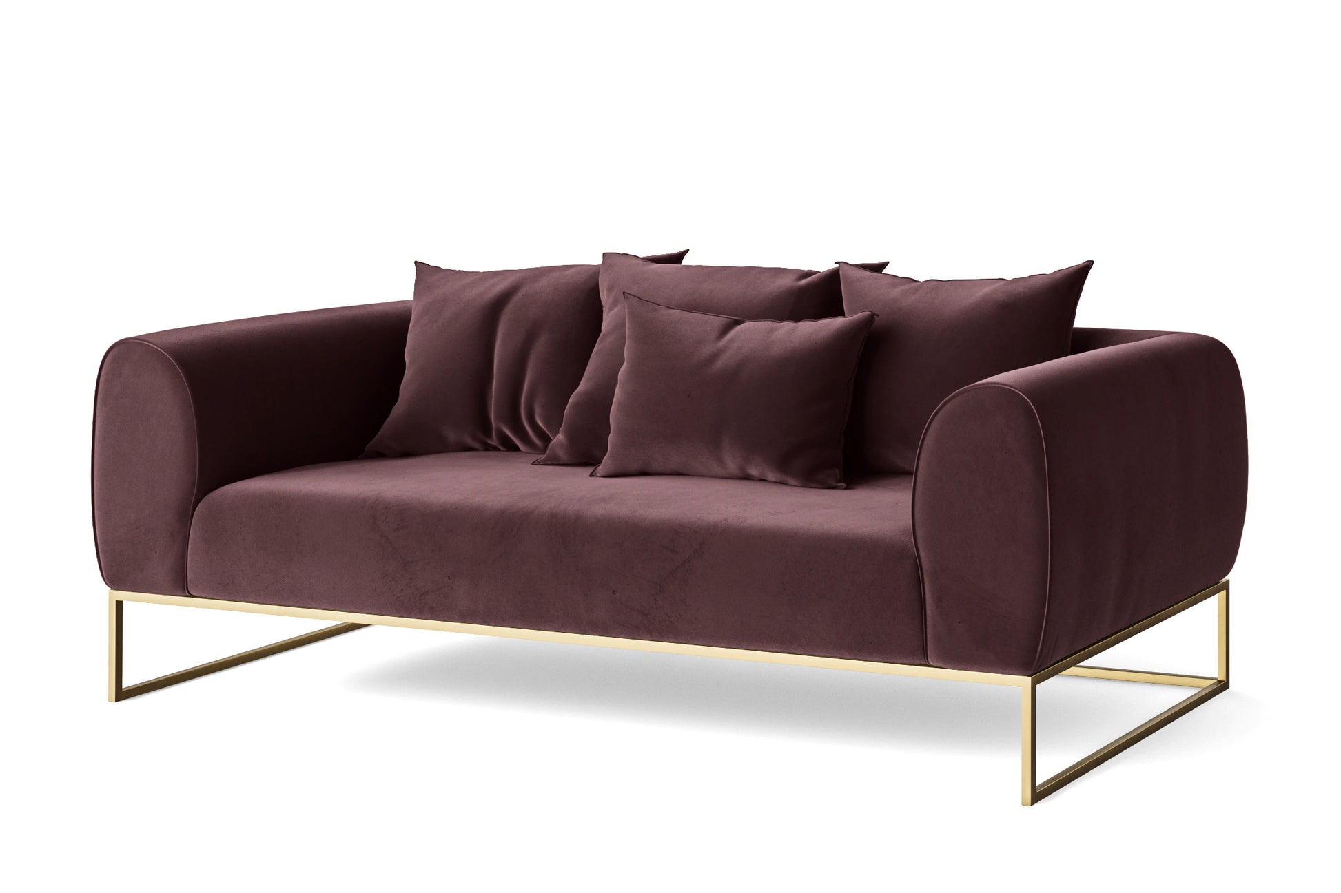 Mazara 3 Seater Sofa Grape Velvet