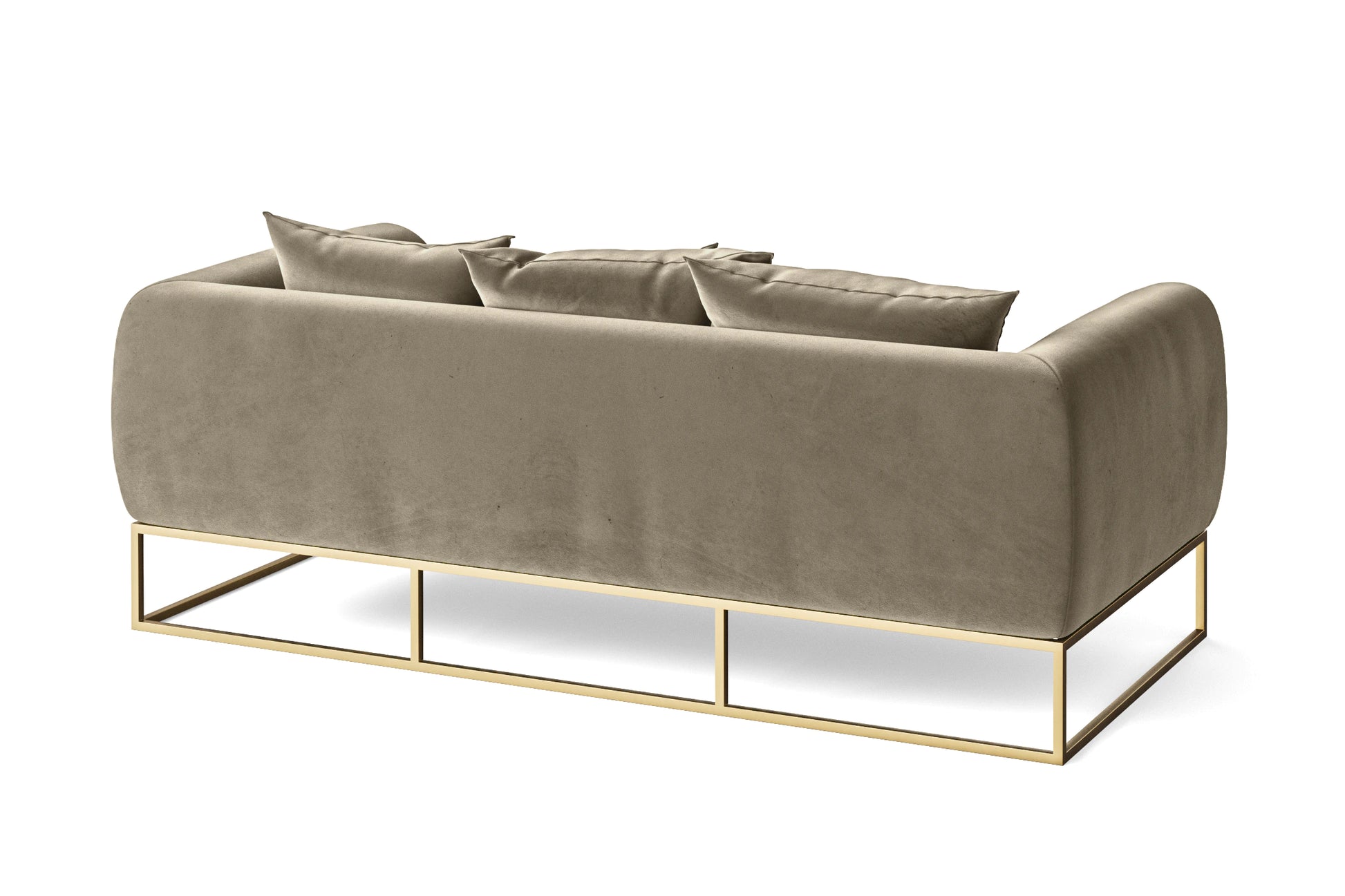 Mazara 3 Seater Sofa Sand Velvet