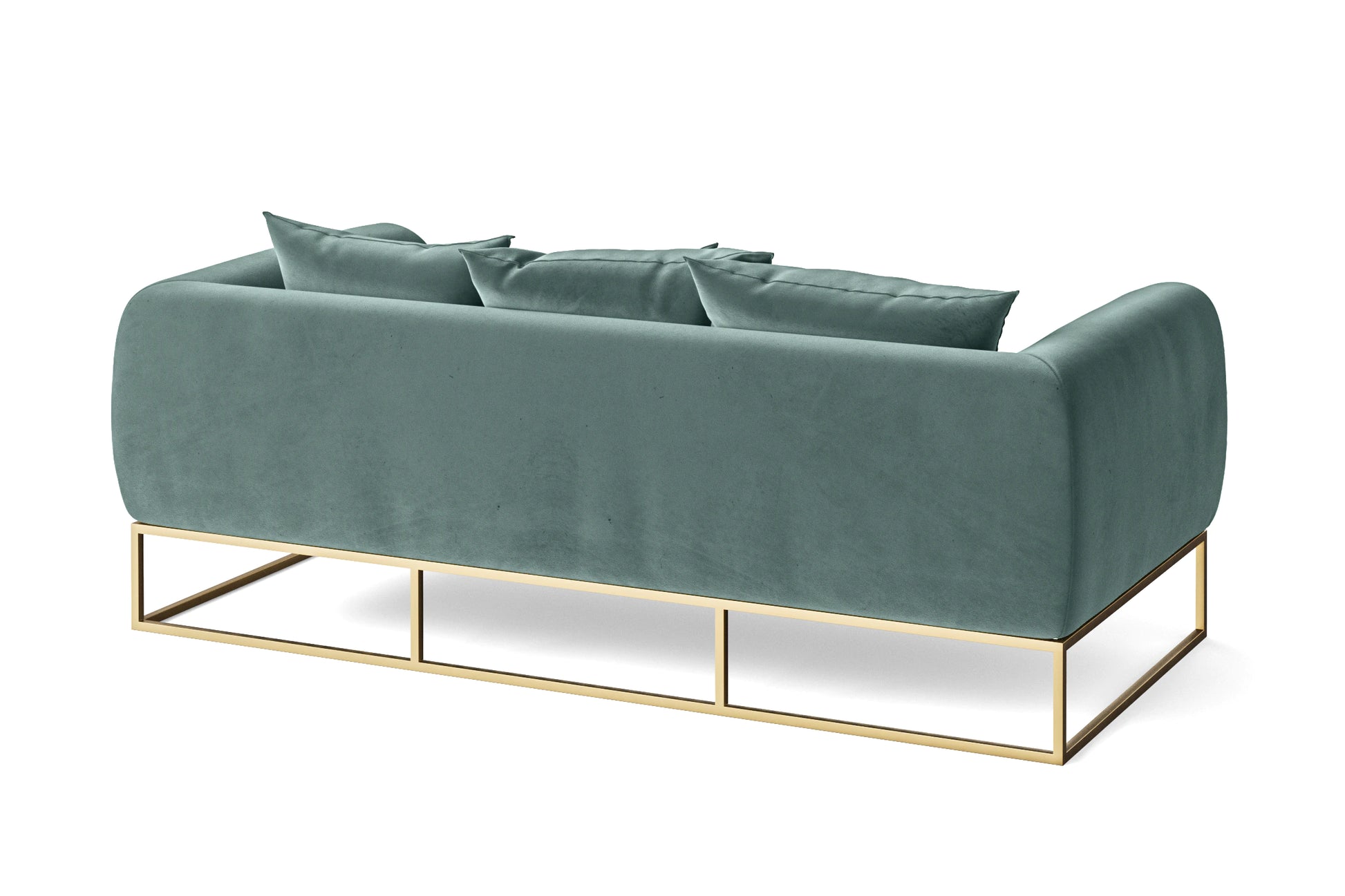 Mazara 3 Seater Sofa Teal Velvet