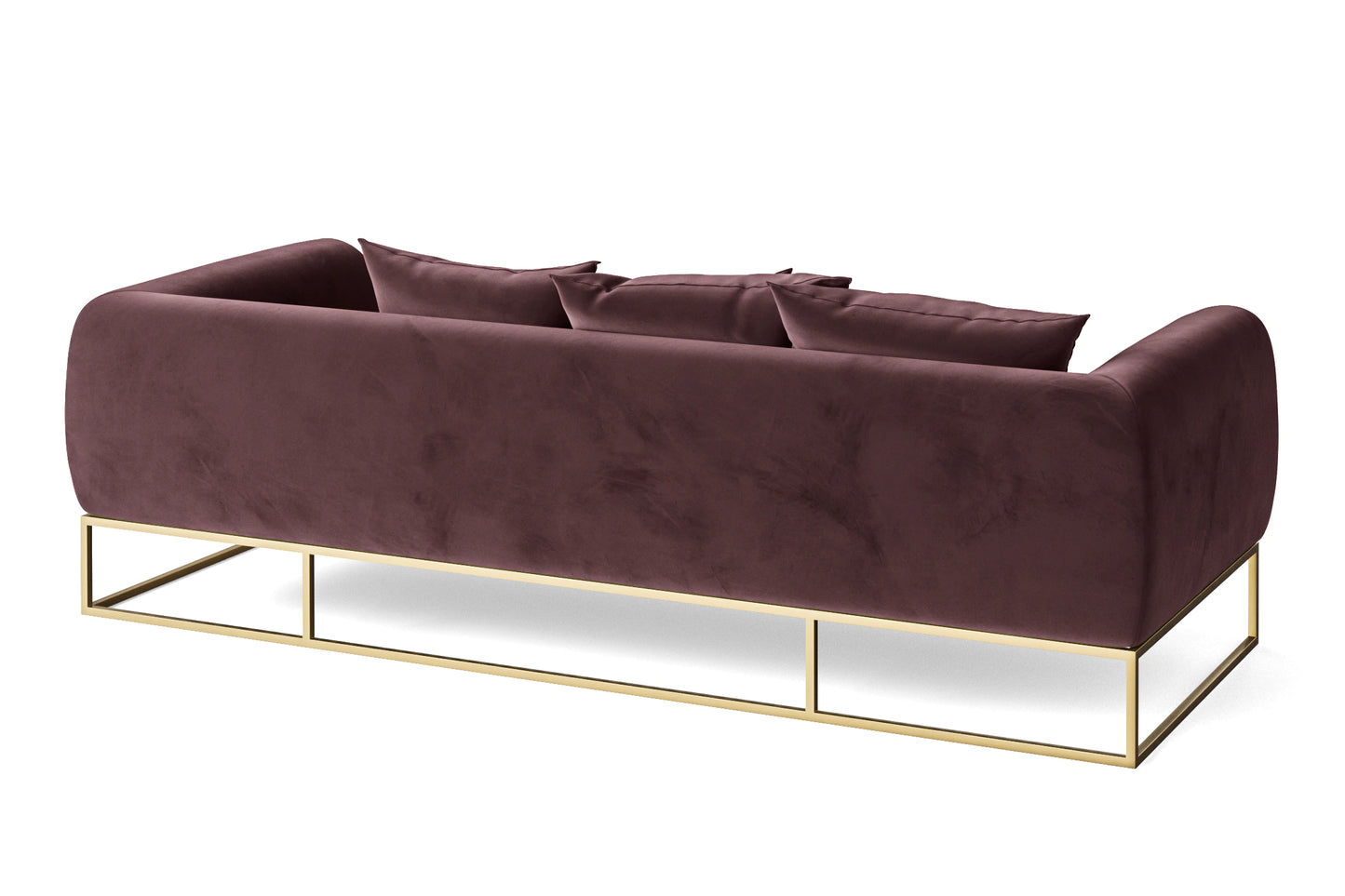 Mazara 4 Seater Sofa Grape Velvet