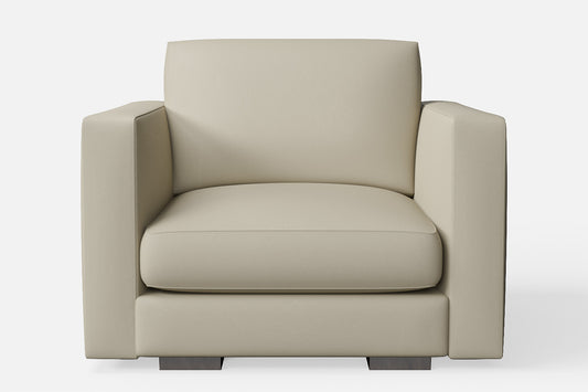 Messina Armchair Cream Leather