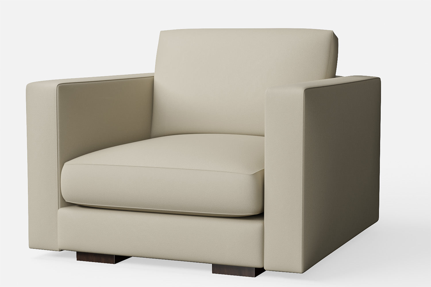 Messina Armchair Cream Leather