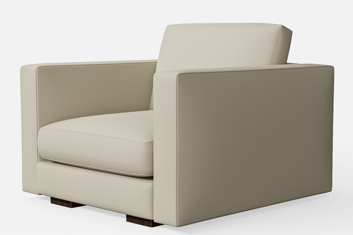 Messina Armchair Cream Leather