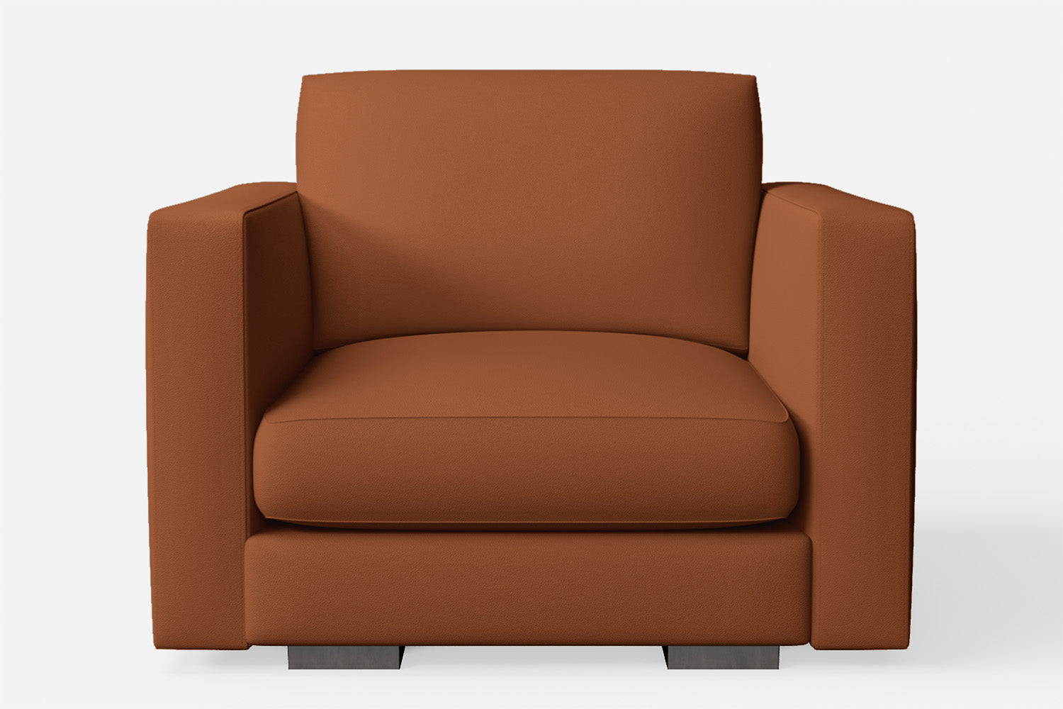 Messina Armchair Tan Brown Leather