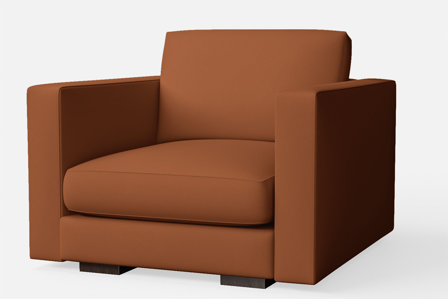 Messina Armchair Tan Brown Leather