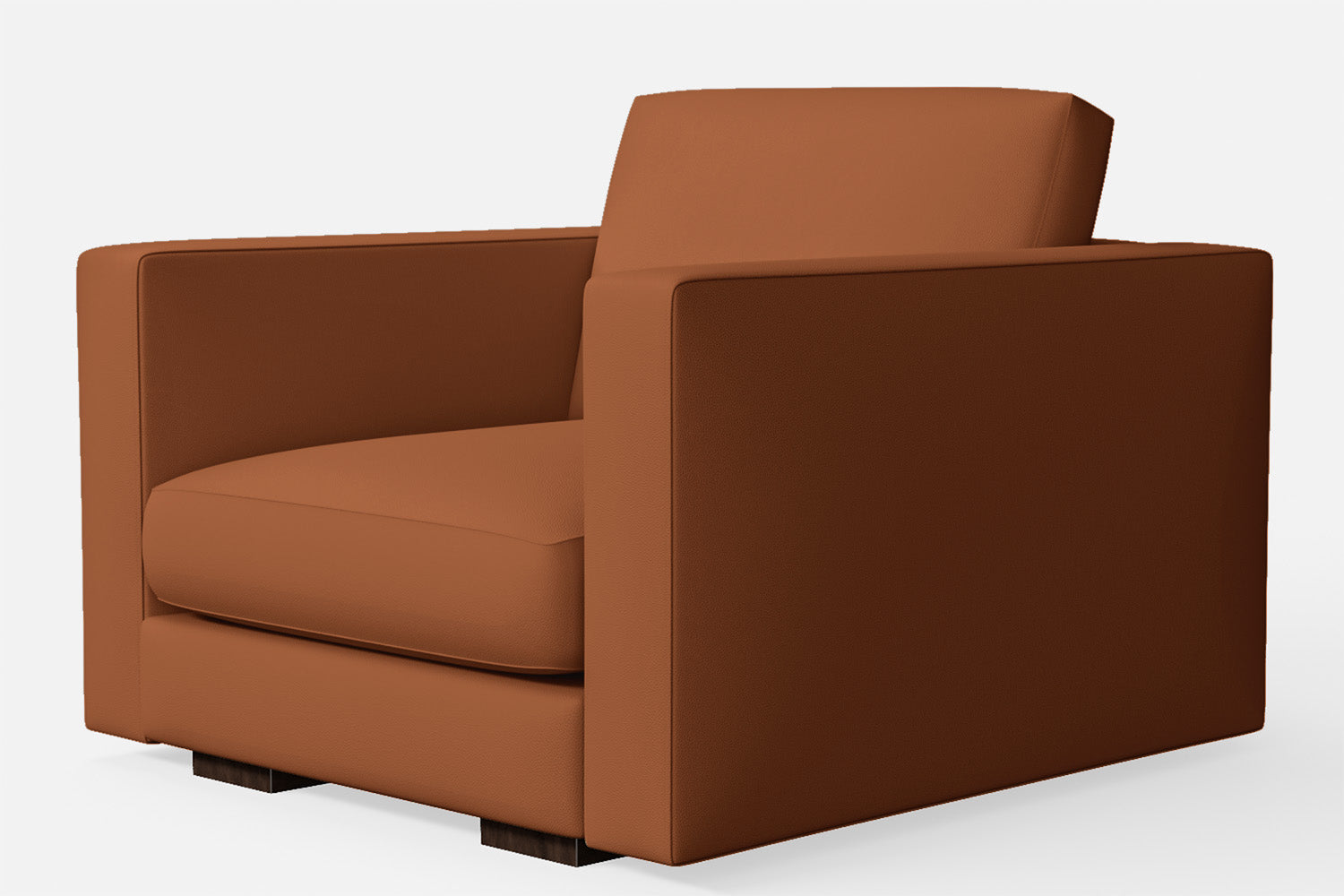 Messina Armchair Tan Brown Leather