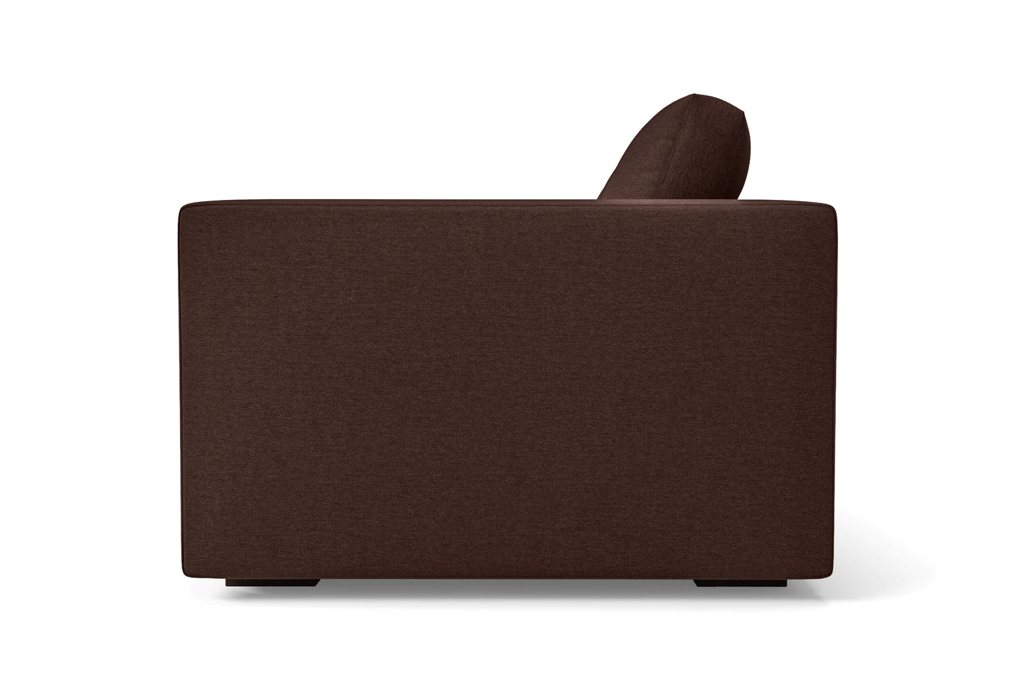 Messina Armchair Coffee Brown Linen Fabric