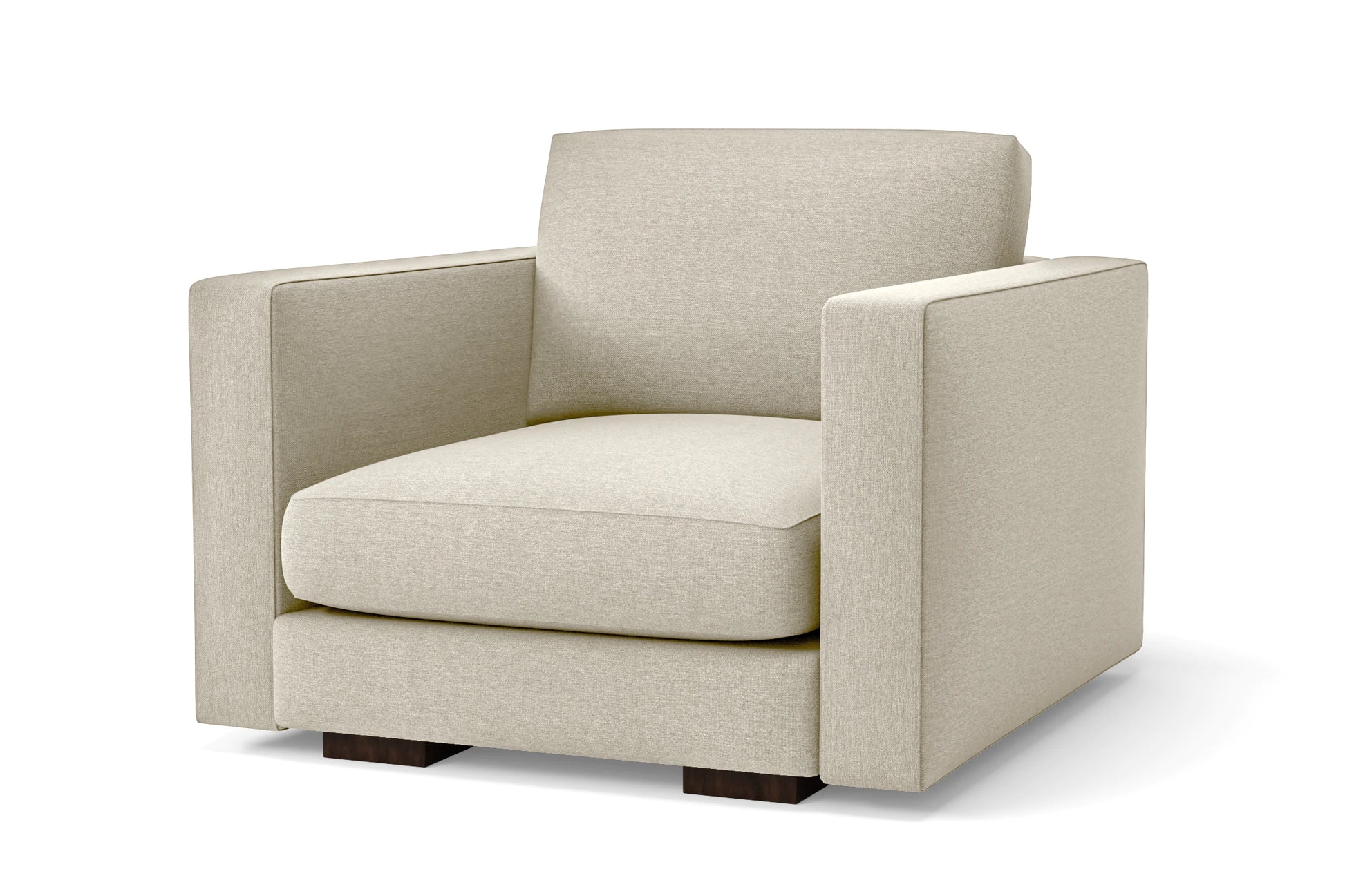 Messina Armchair Cream Linen Fabric