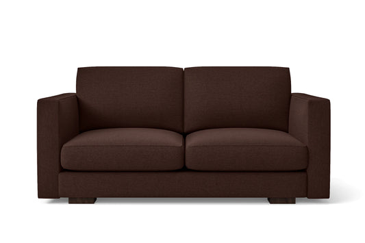 Messina 2 Seater Sofa Coffee Brown Linen Fabric