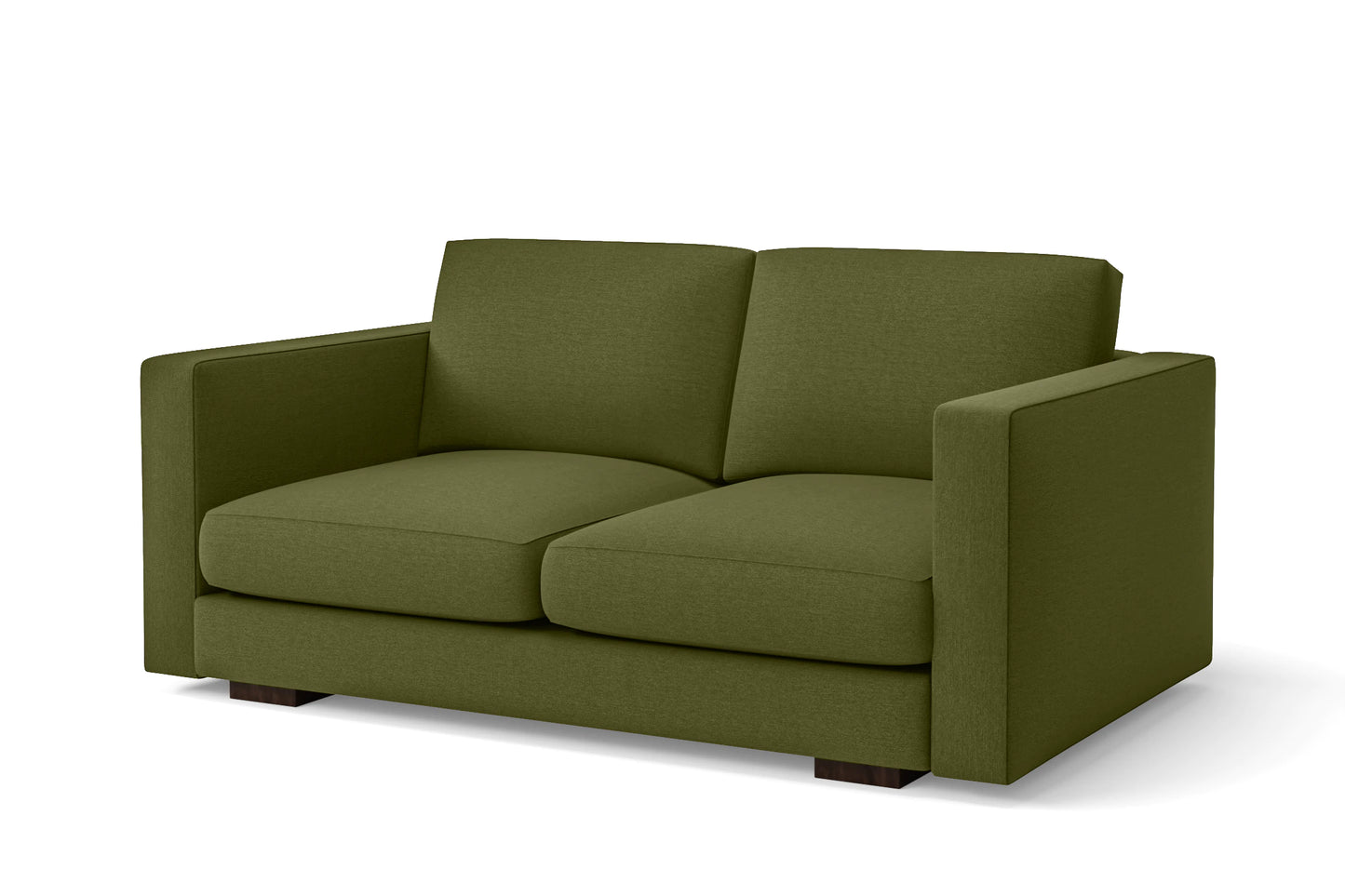 Messina 2 Seater Sofa Olive Linen Fabric